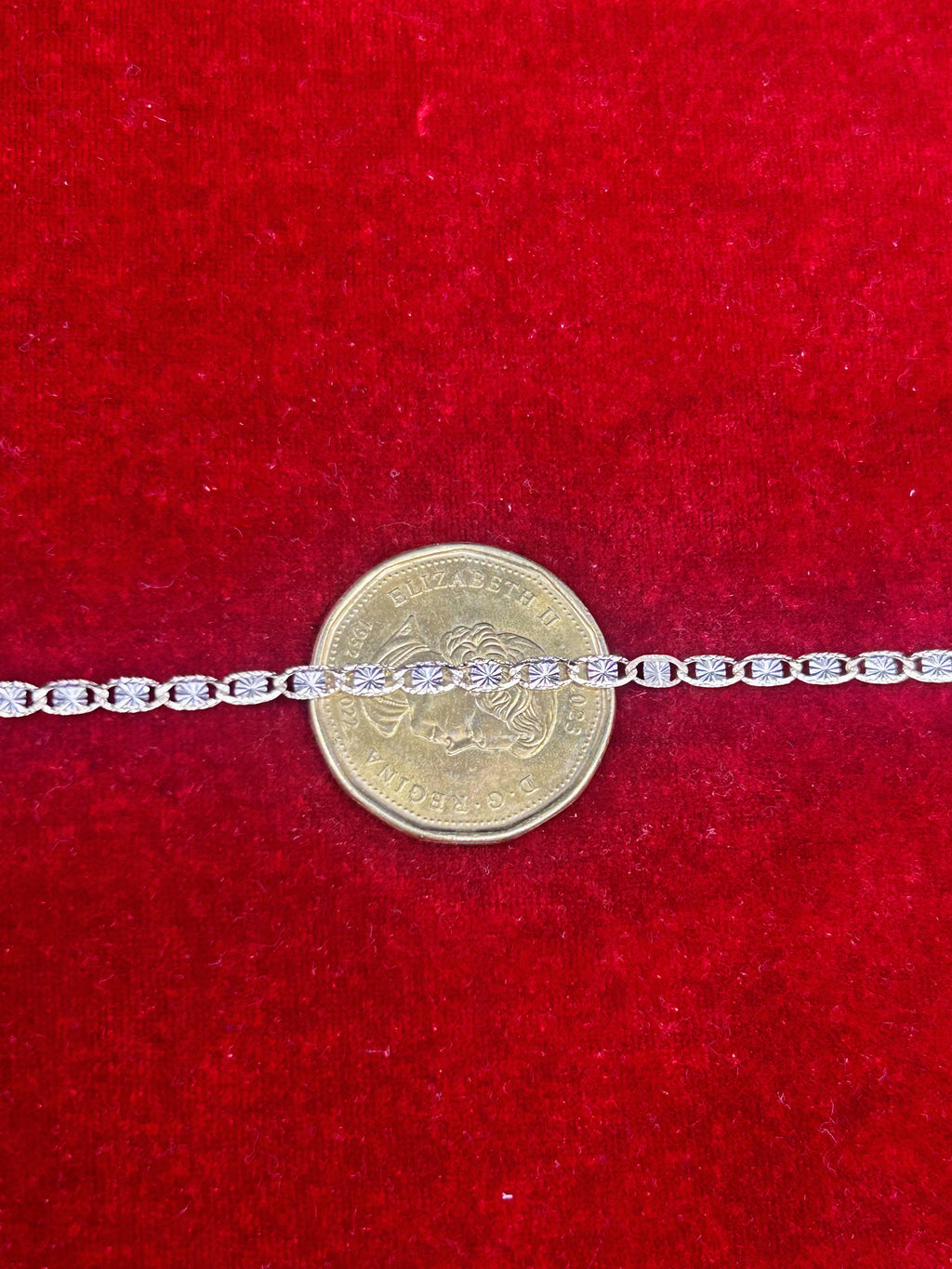 10k Gold Mariner Diamond Cut Bracelet/Anklet