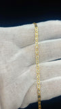 10k Gold Mariner Diamond Cut Bracelet/Anklet