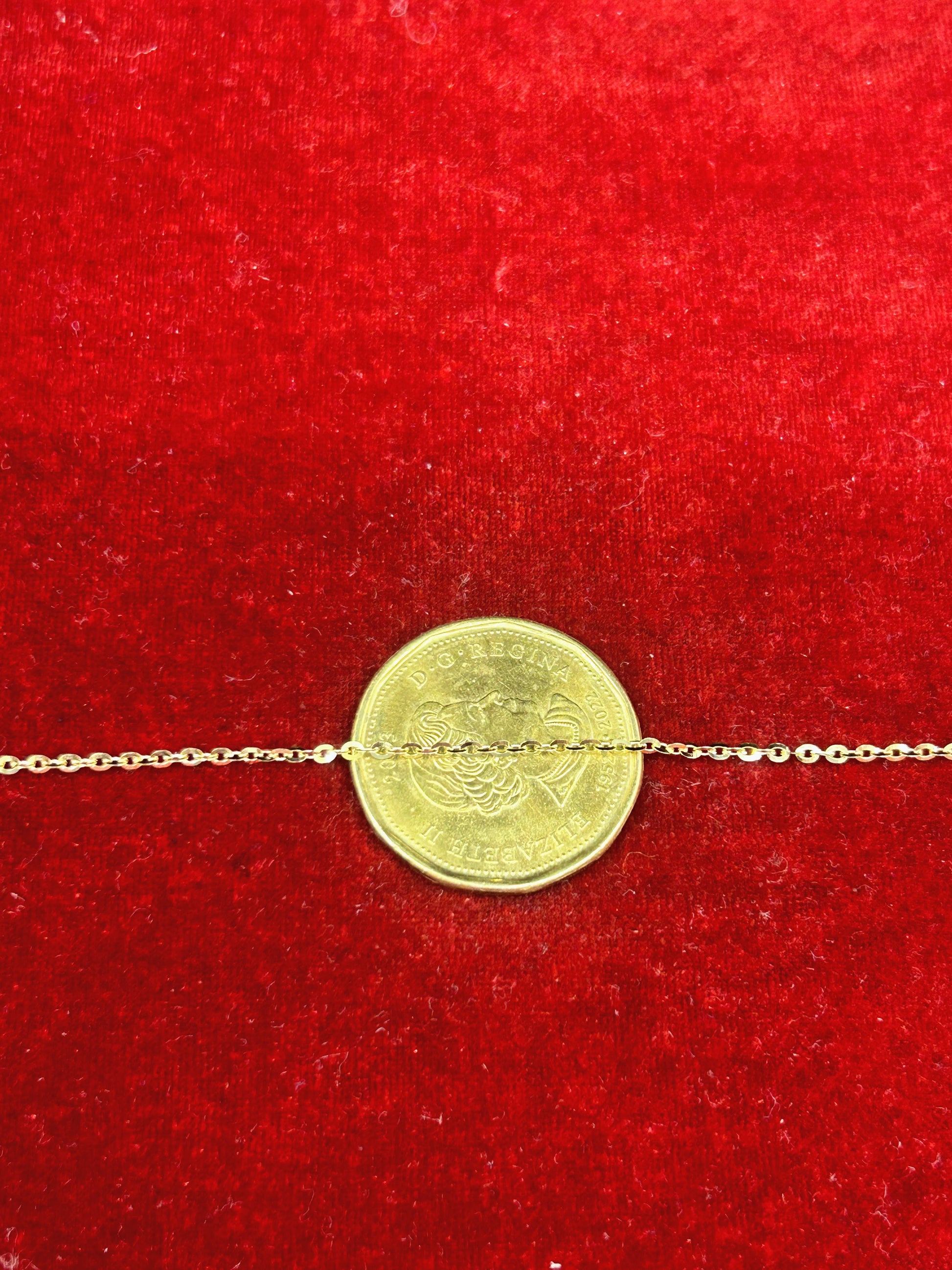 10k Gold Rolo chain Bracelet/Anklet