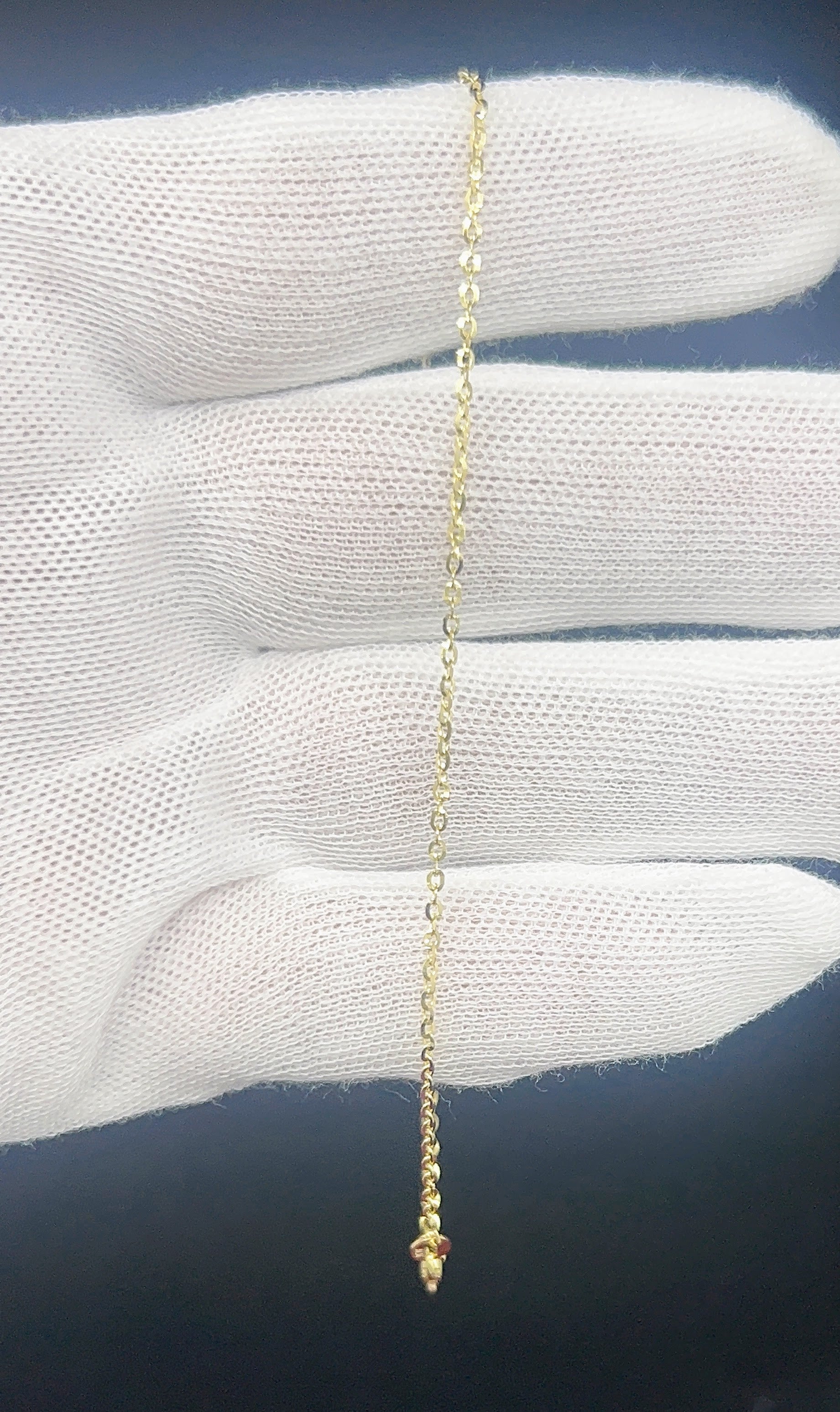 10k Gold Rolo chain Bracelet/Anklet