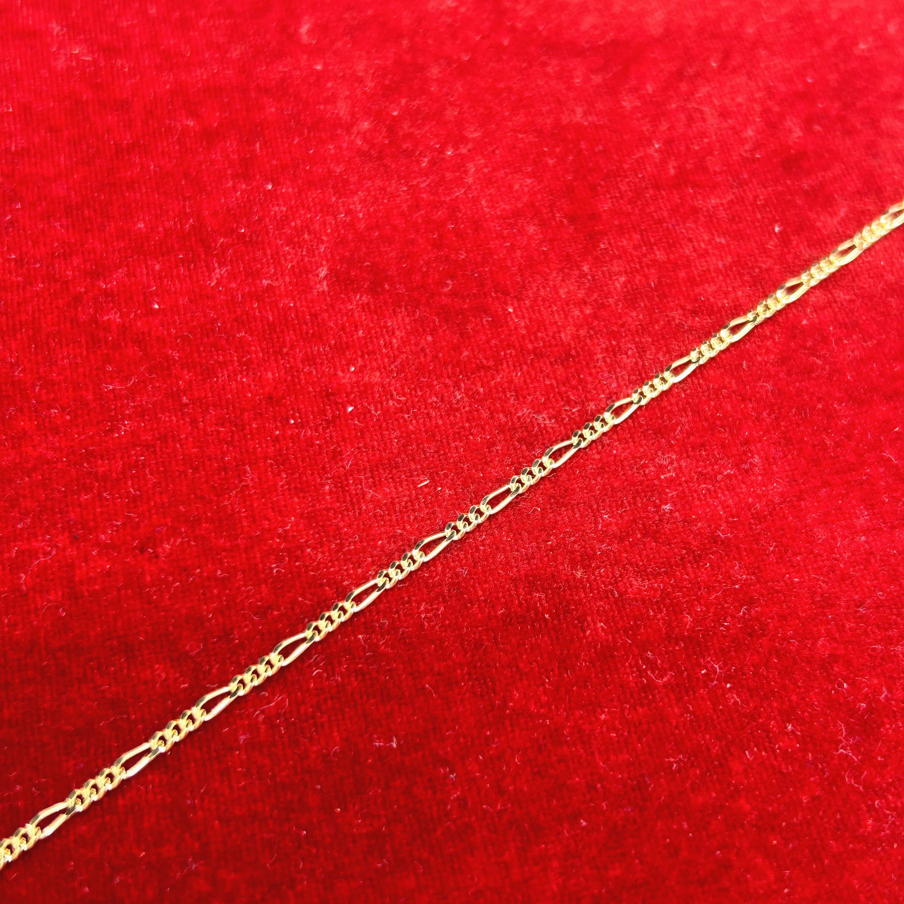 10k Gold Figaro Bracelet/Anklet