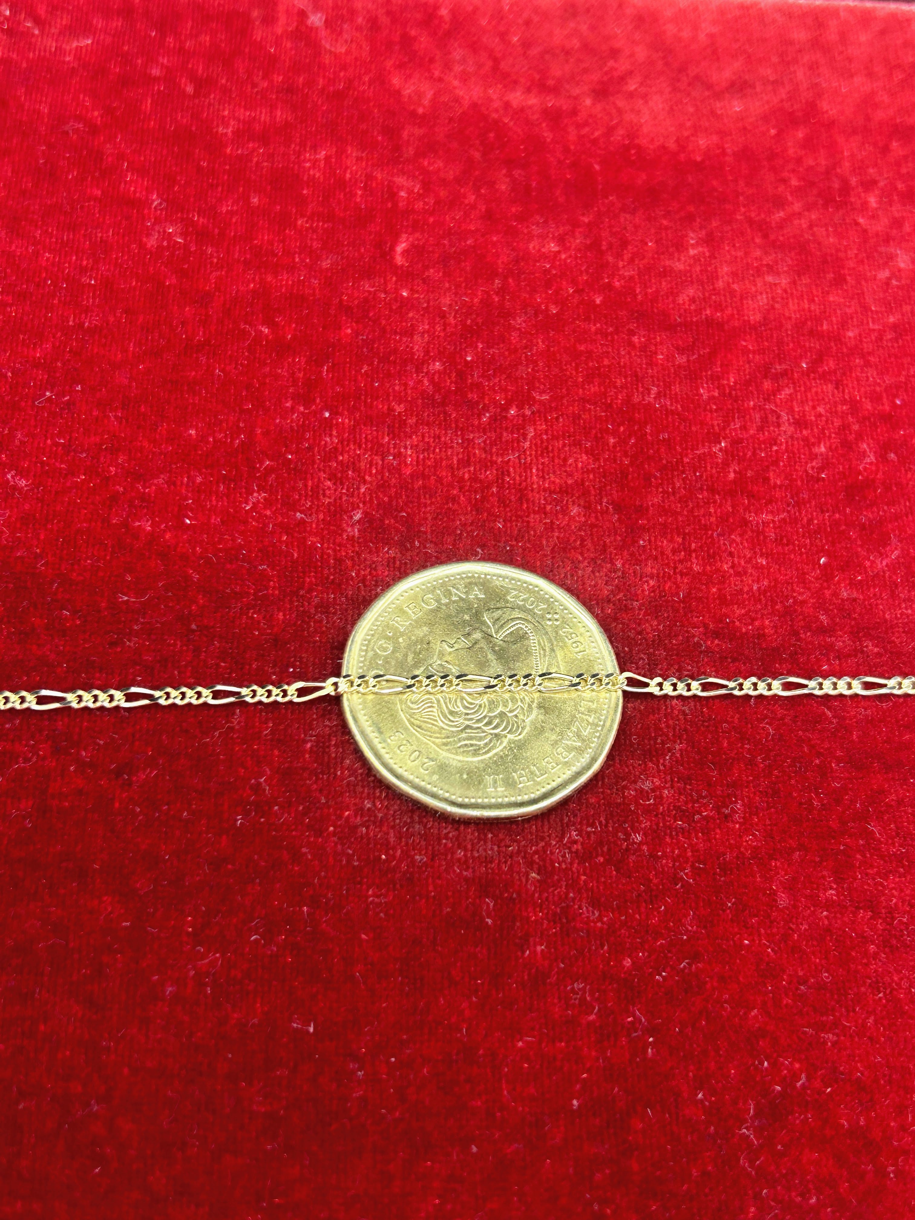 10k Gold Figaro Bracelet/Anklet