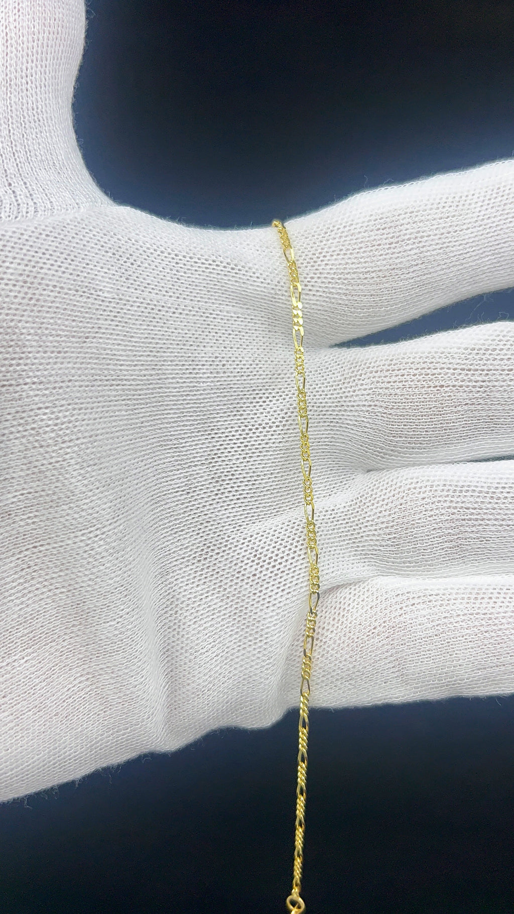 10k Gold Figaro Bracelet/Anklet