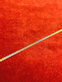 Bracelet/Chaîne de cheville Or 10K tricolore à maillons cubains avec coupe diamantée