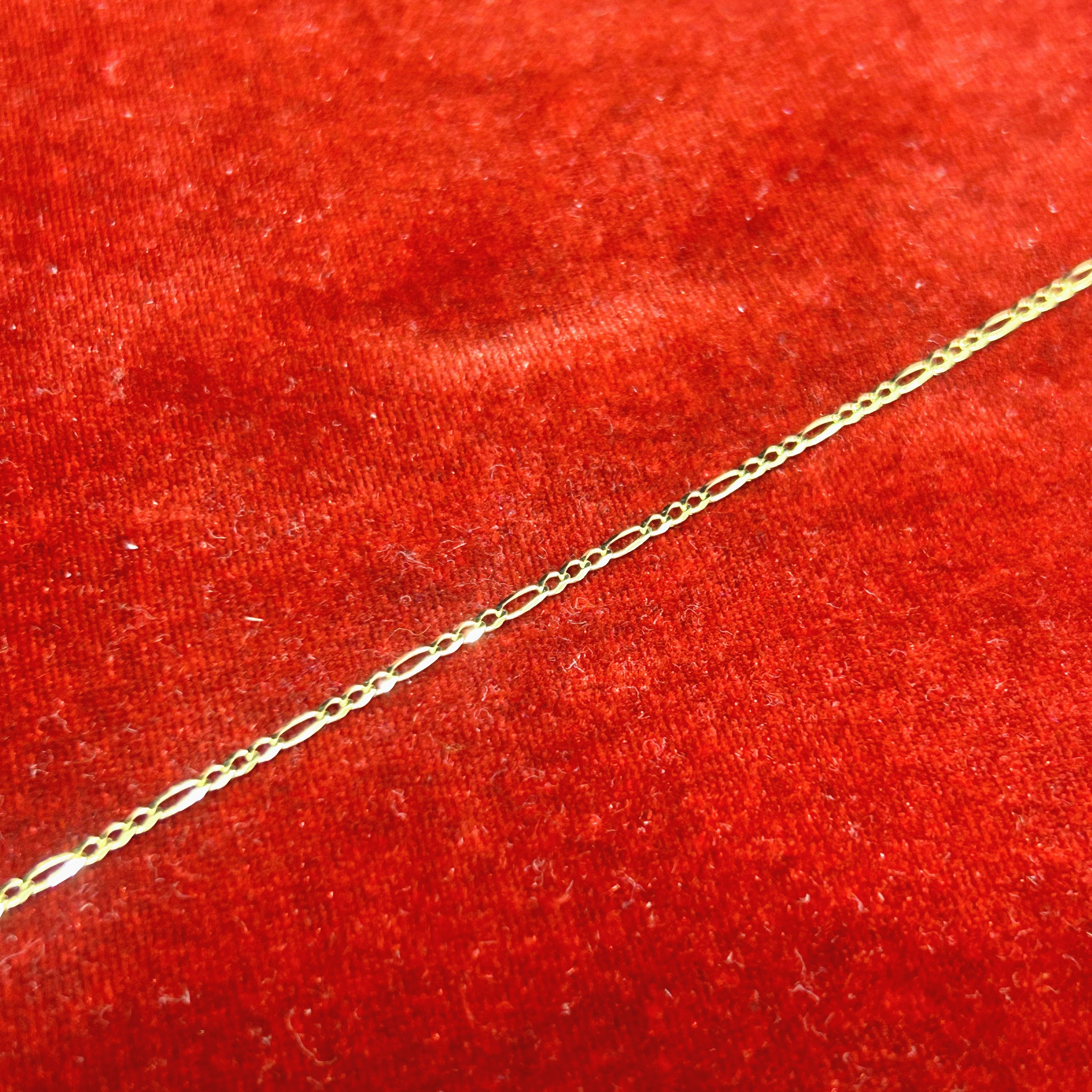10k Gold Figaro Bracelet/Anklet