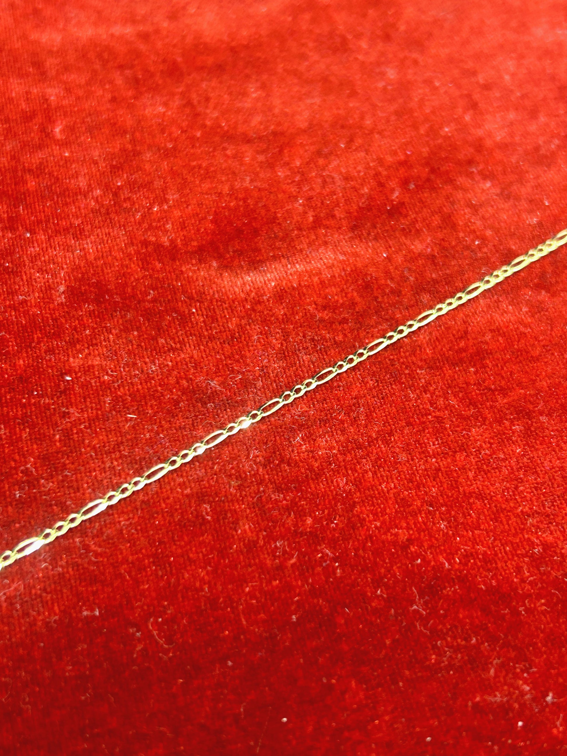 10k Gold Figaro Bracelet/Anklet