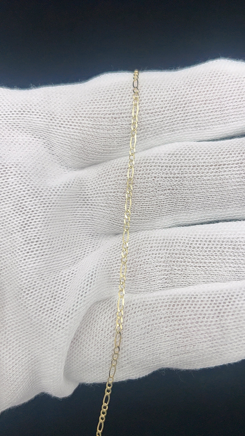 10k Gold Figaro Bracelet/Anklet