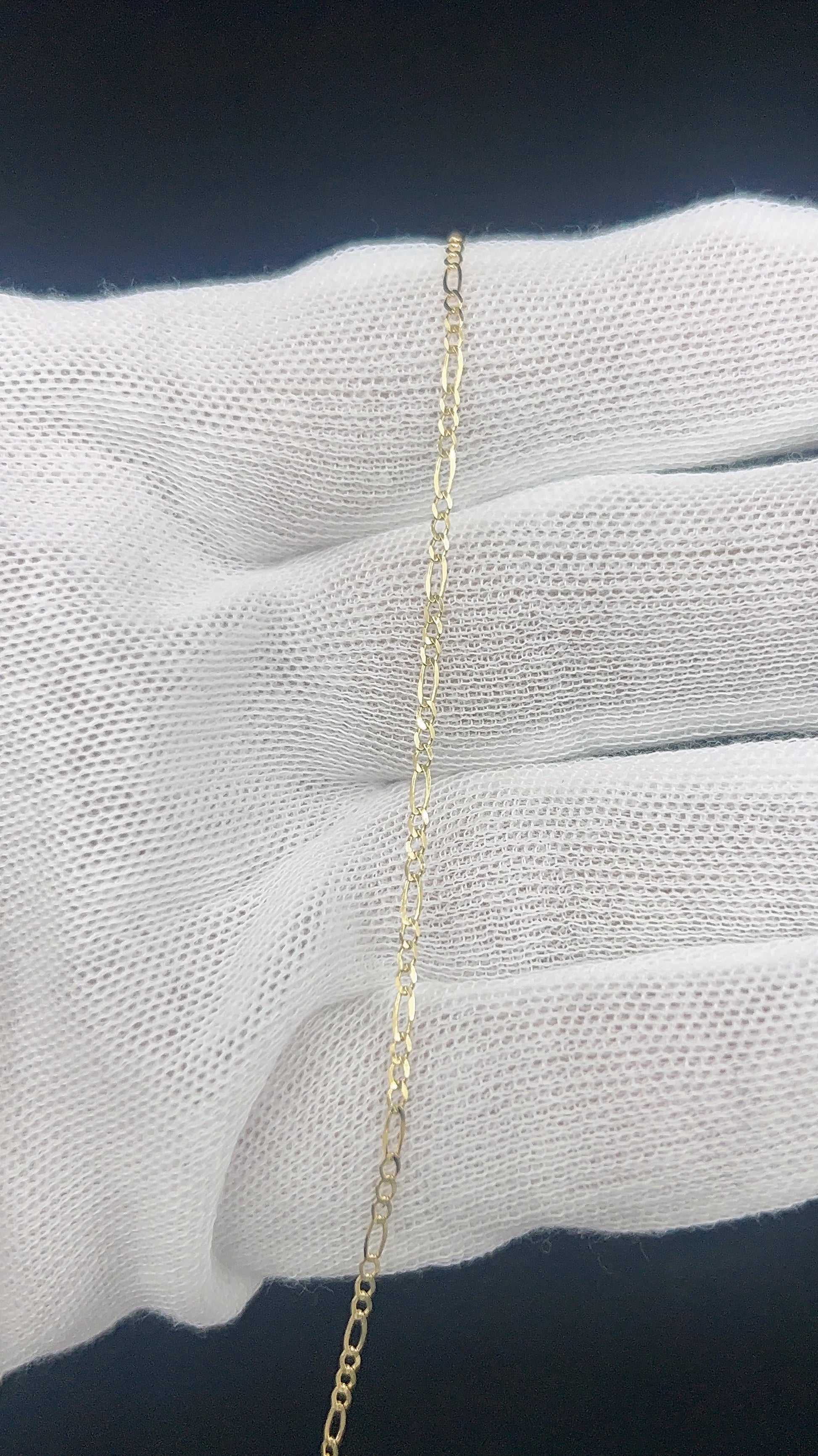 10k Gold Figaro Bracelet/Anklet