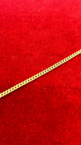 Bracelet cubain en or 10 carats ~2,9 mm