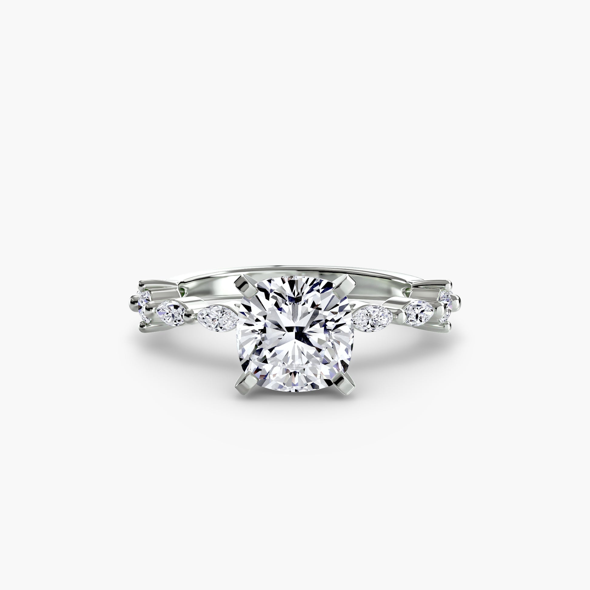 Solitaire avec Pavé Éternité