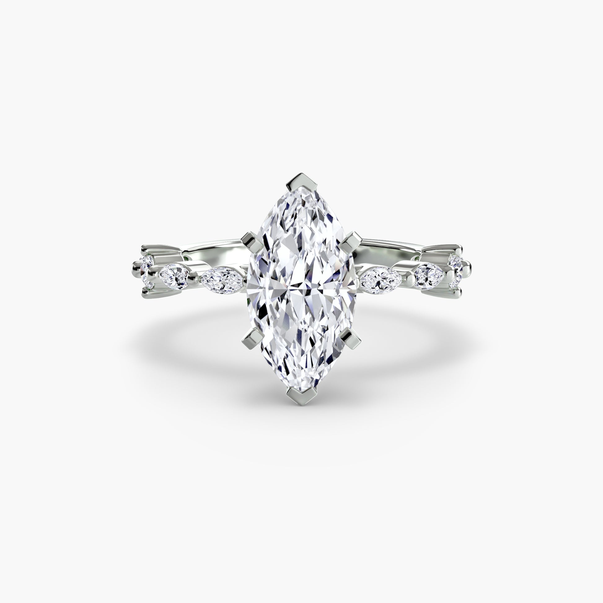 Solitaire avec Pavé Éternité