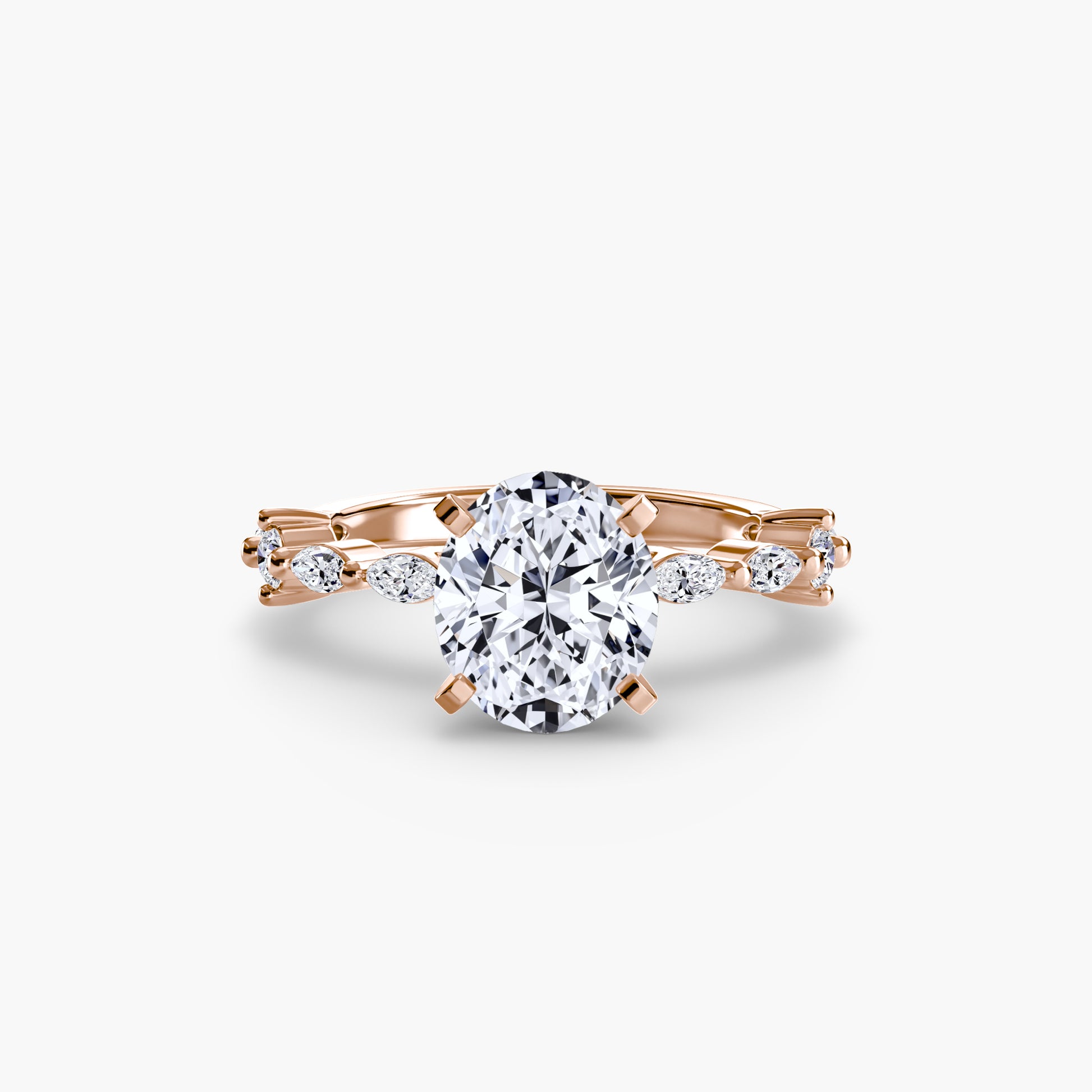 Solitaire avec Pavé Éternité
