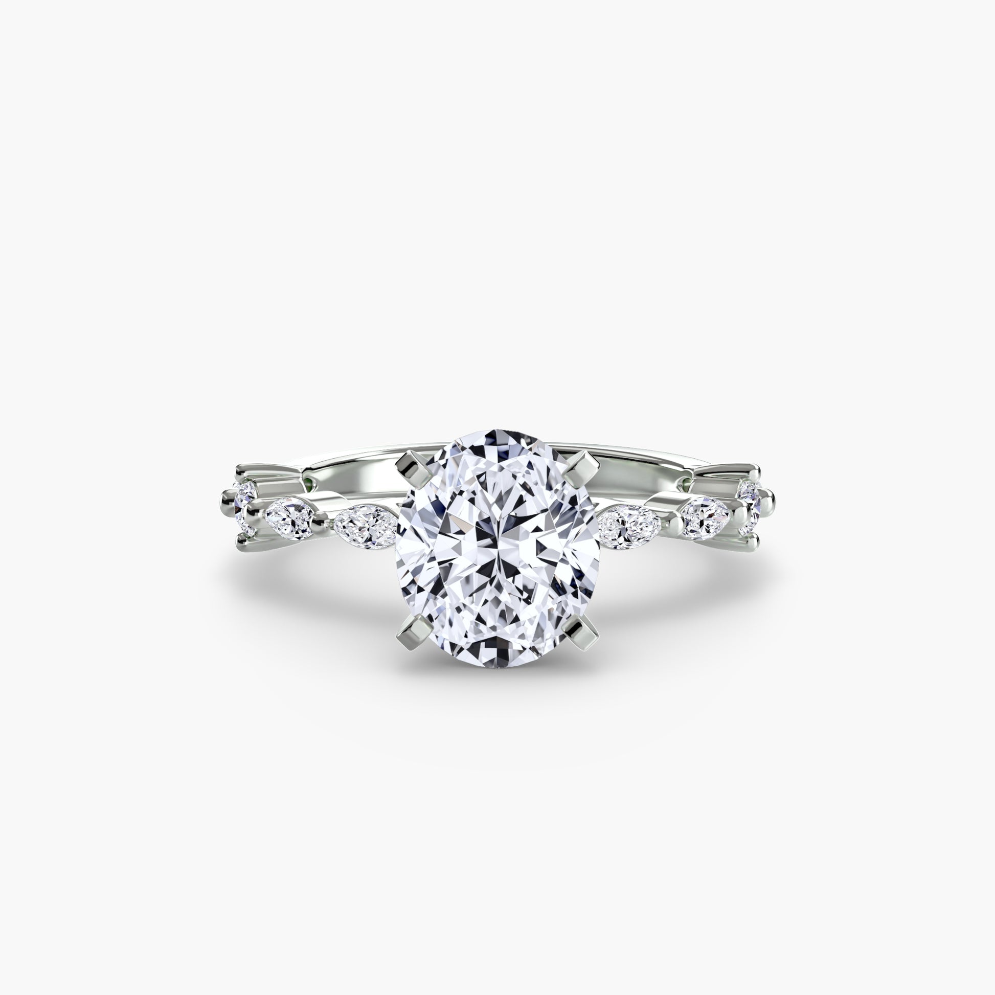 Solitaire avec Pavé Éternité
