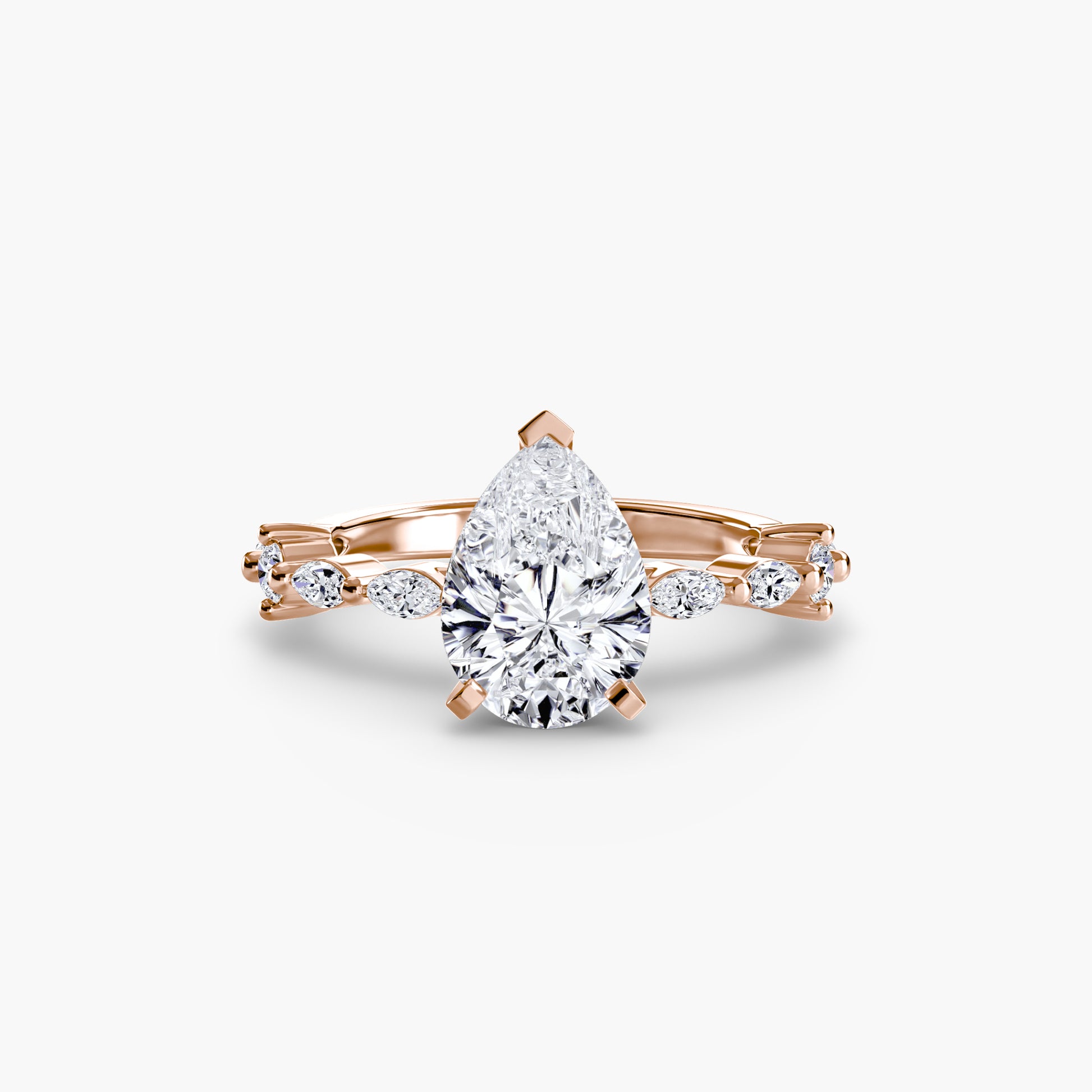 Solitaire avec Pavé Éternité