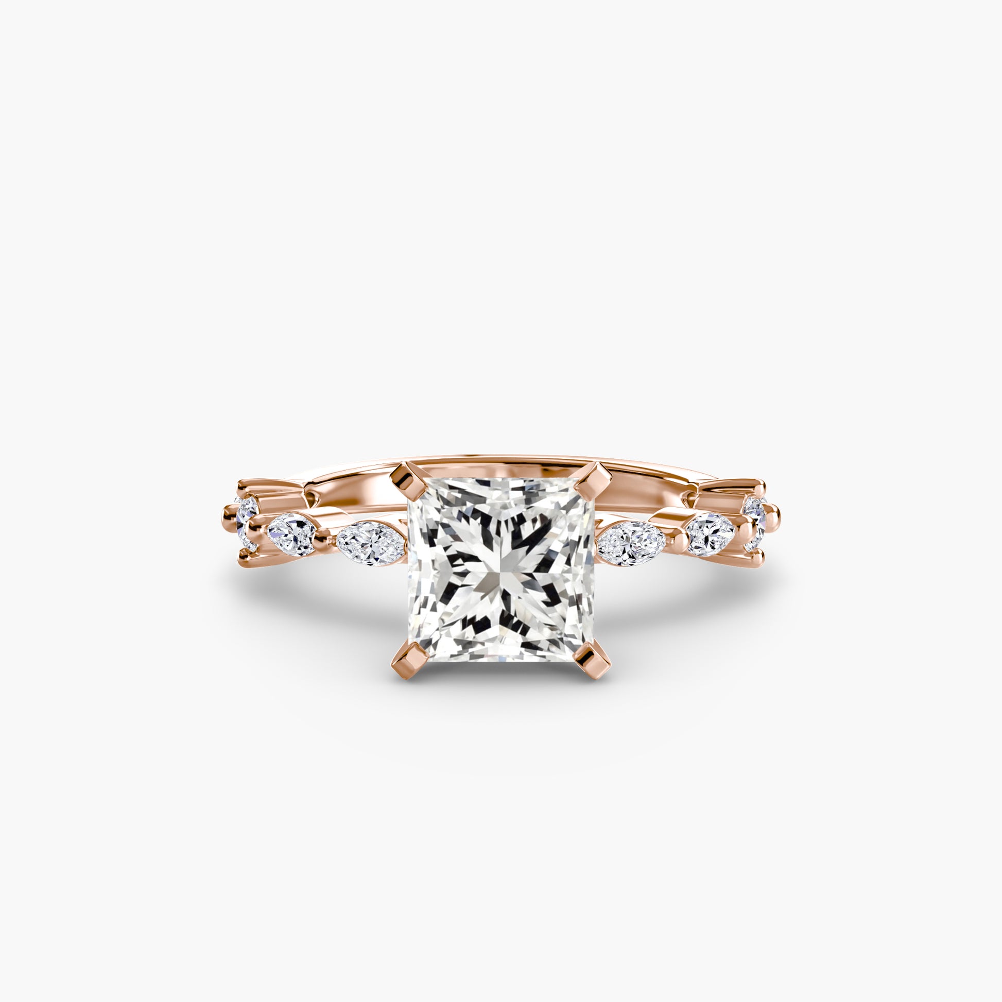 Solitaire avec Pavé Éternité