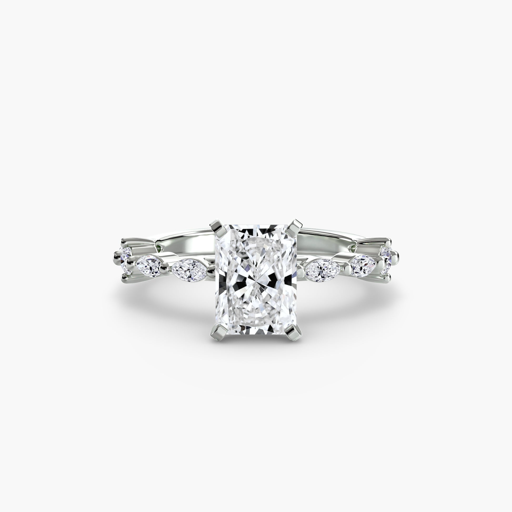 Solitaire avec Pavé Éternité