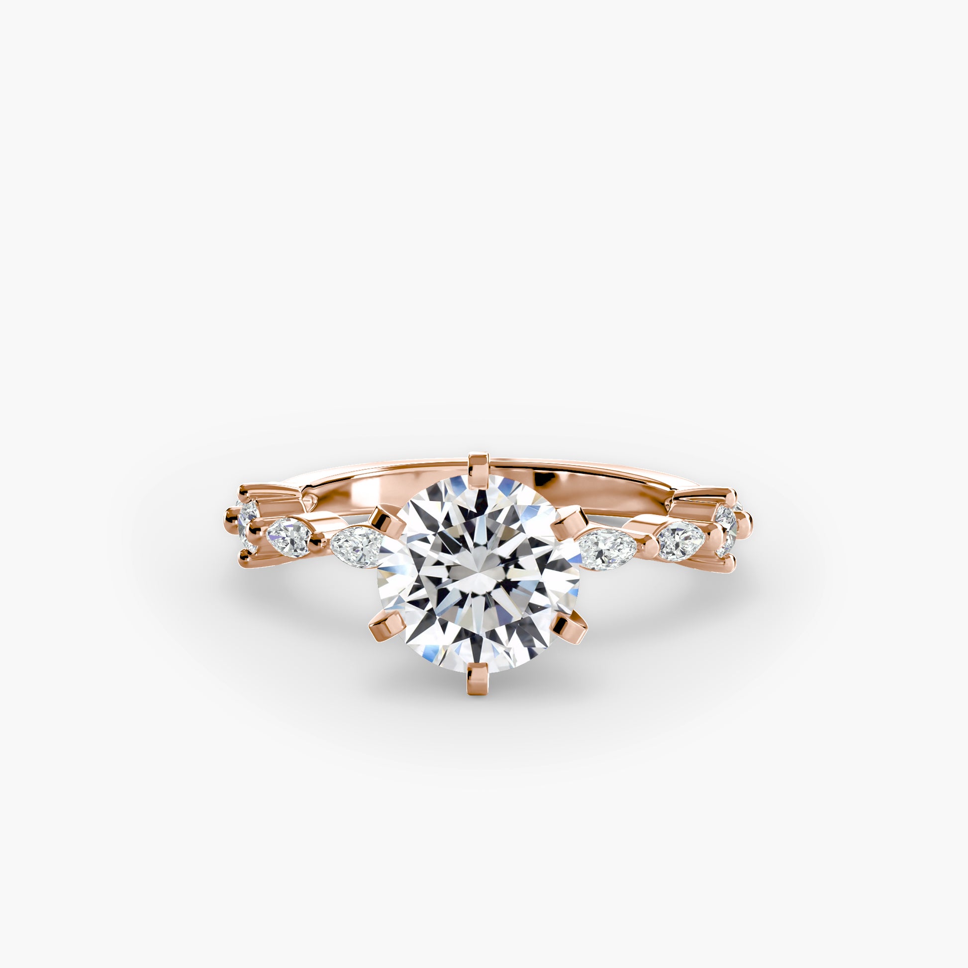 Solitaire avec Pavé Éternité