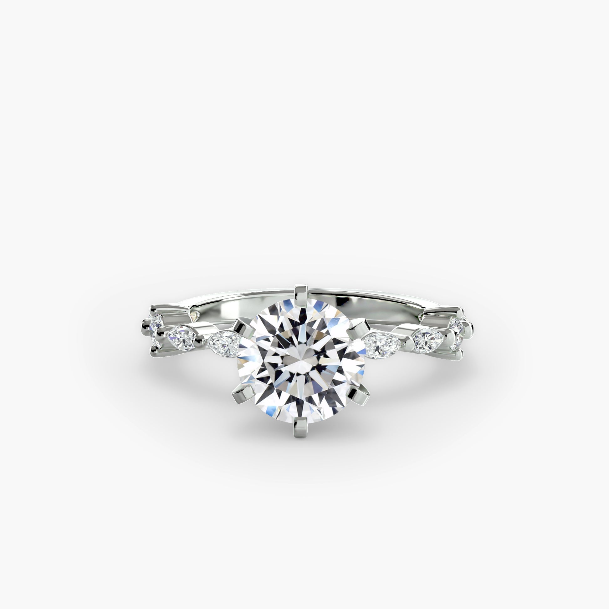 Solitaire avec Pavé Éternité
