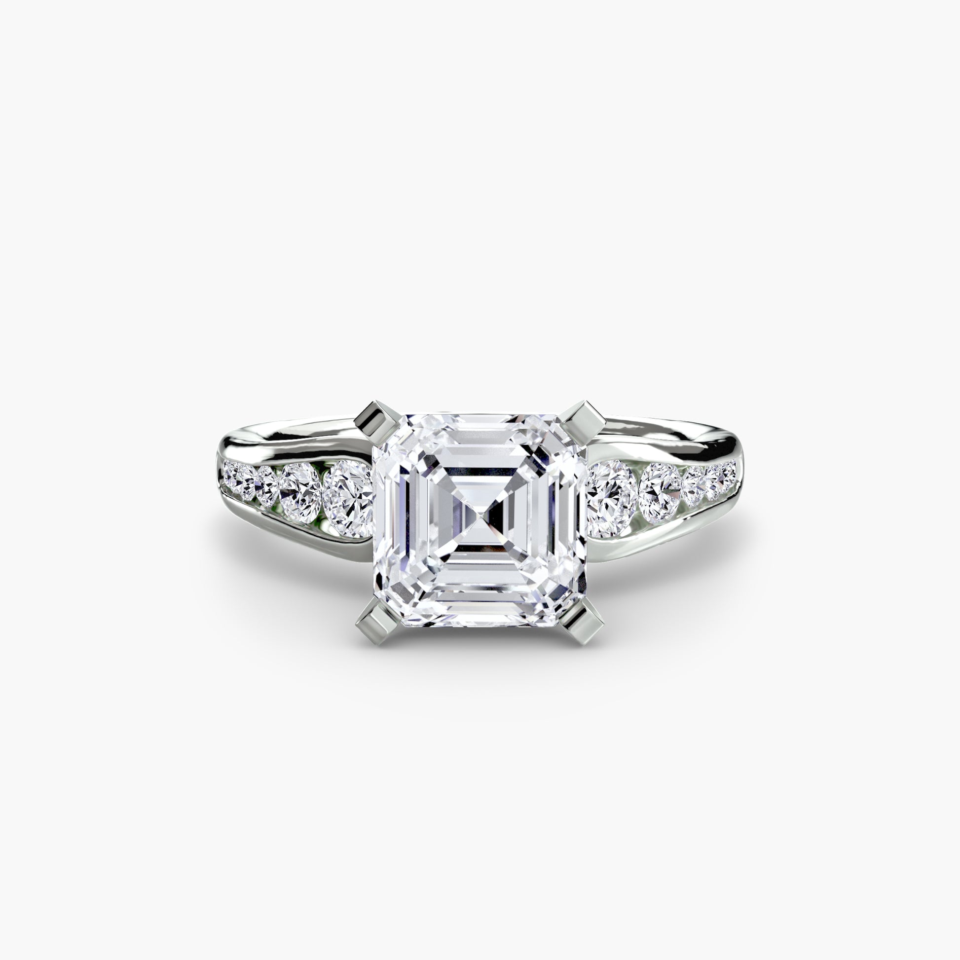 Solitaire serti pavé 2