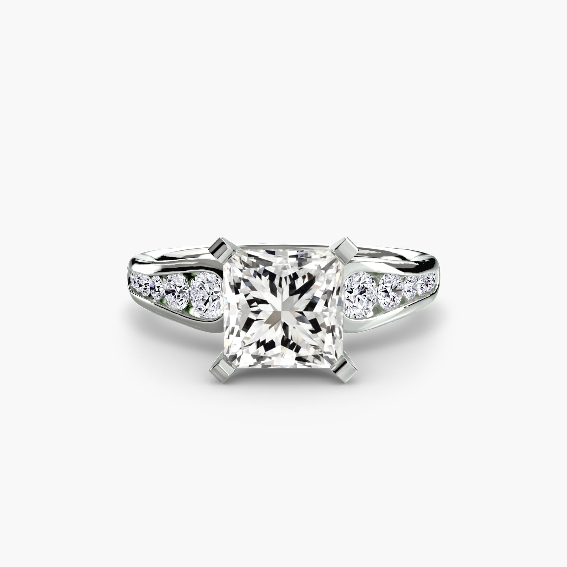 Solitaire serti pavé 2