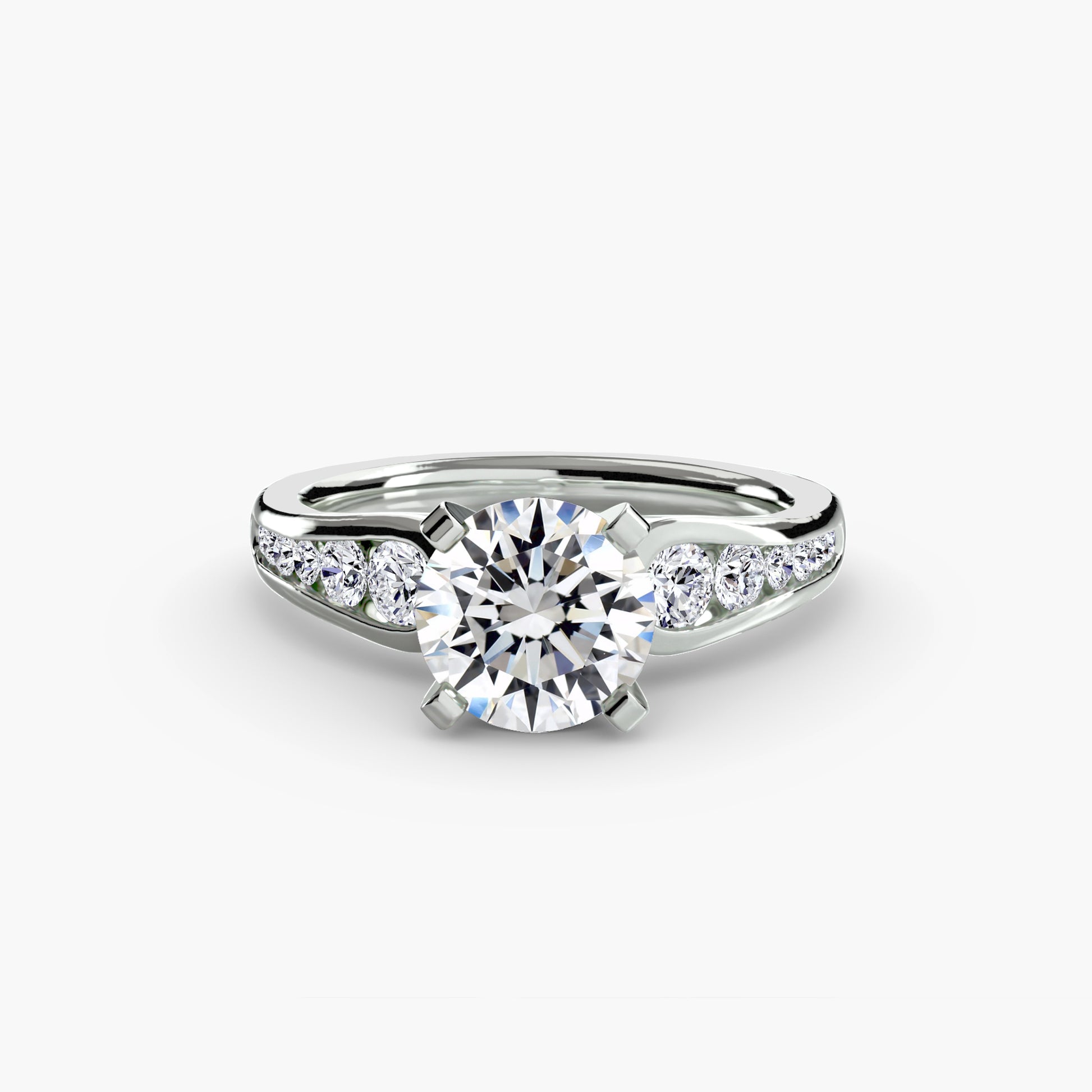 Solitaire serti pavé 2