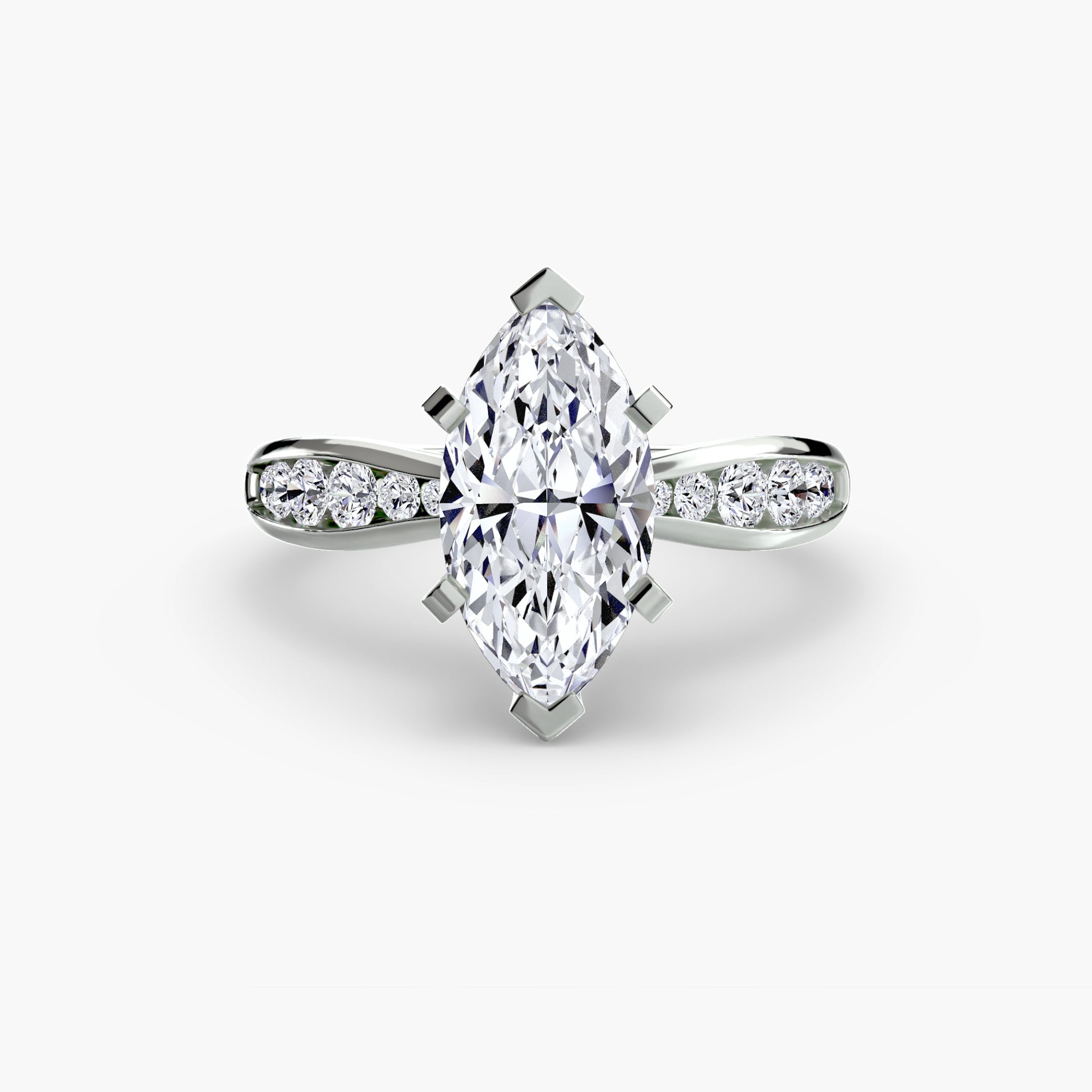 Solitaire avec pavé 3