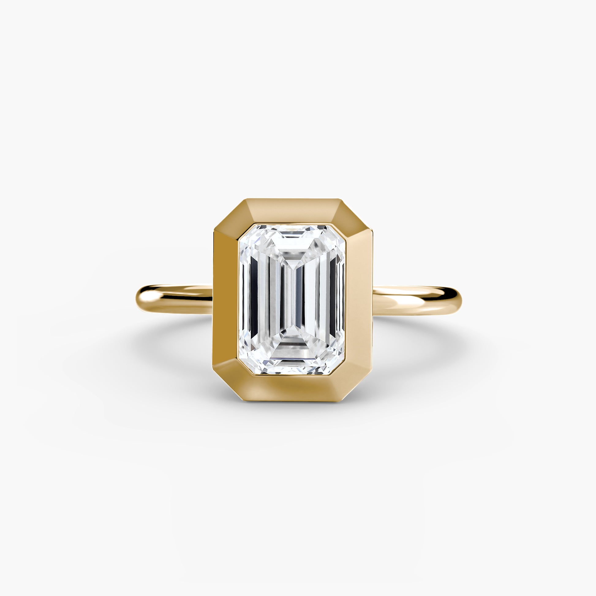 Le solitaire serti clos
