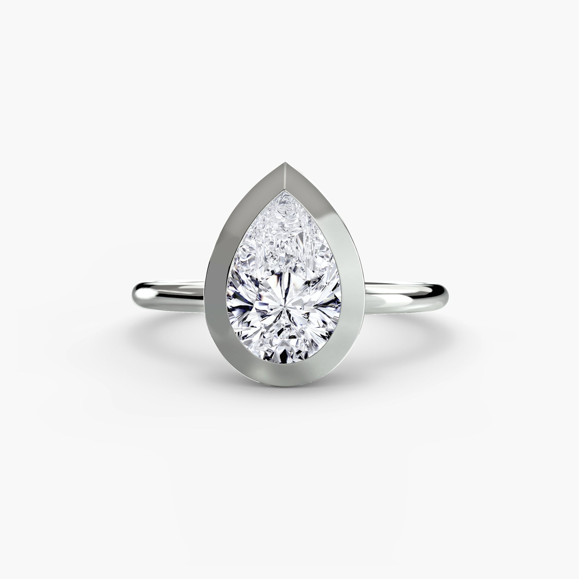 Le solitaire serti clos
