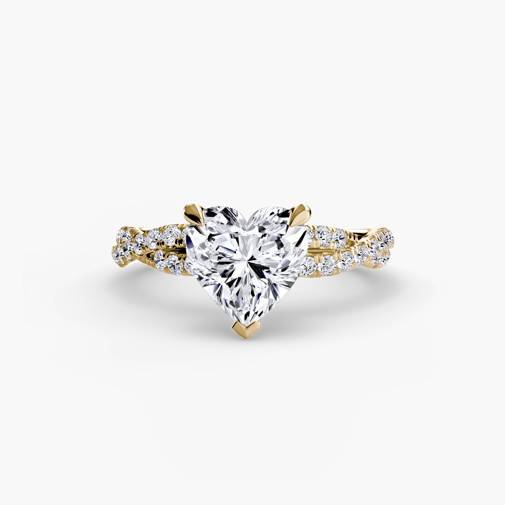 Le Solitaire Pavé Entrelacé