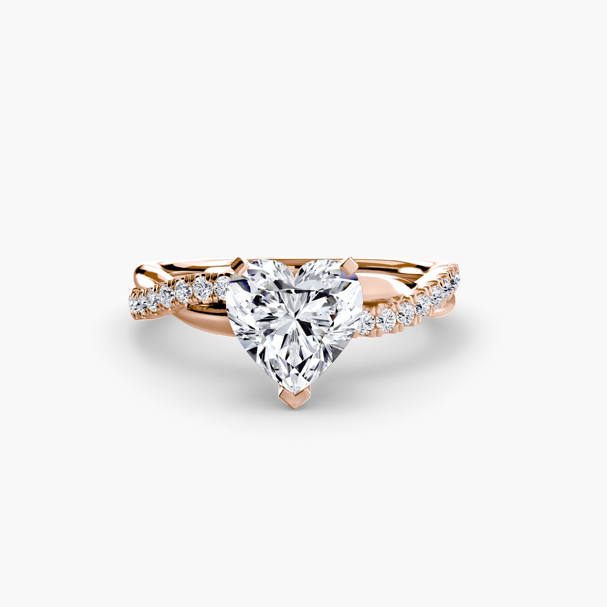 La Bague Pavée Torsade Émeraude