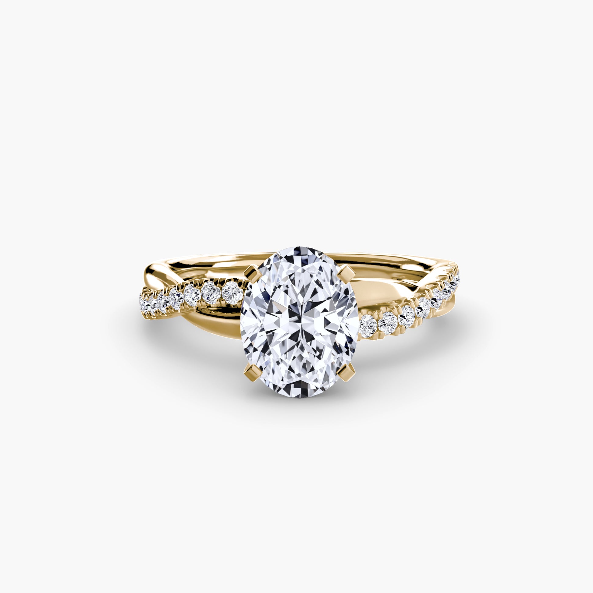 La Bague Pavée Torsade Émeraude