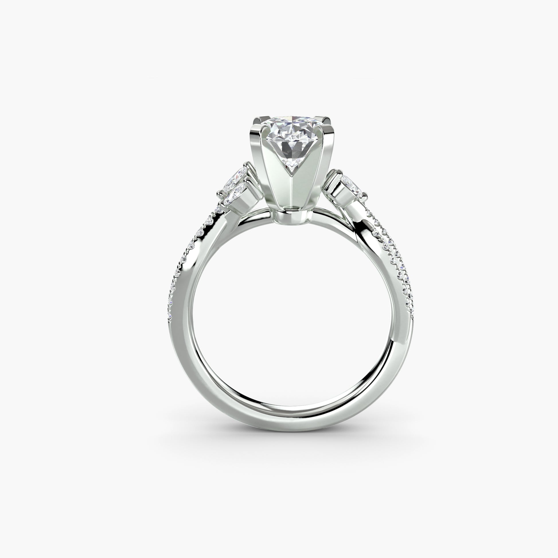 La bague Twist Pavé