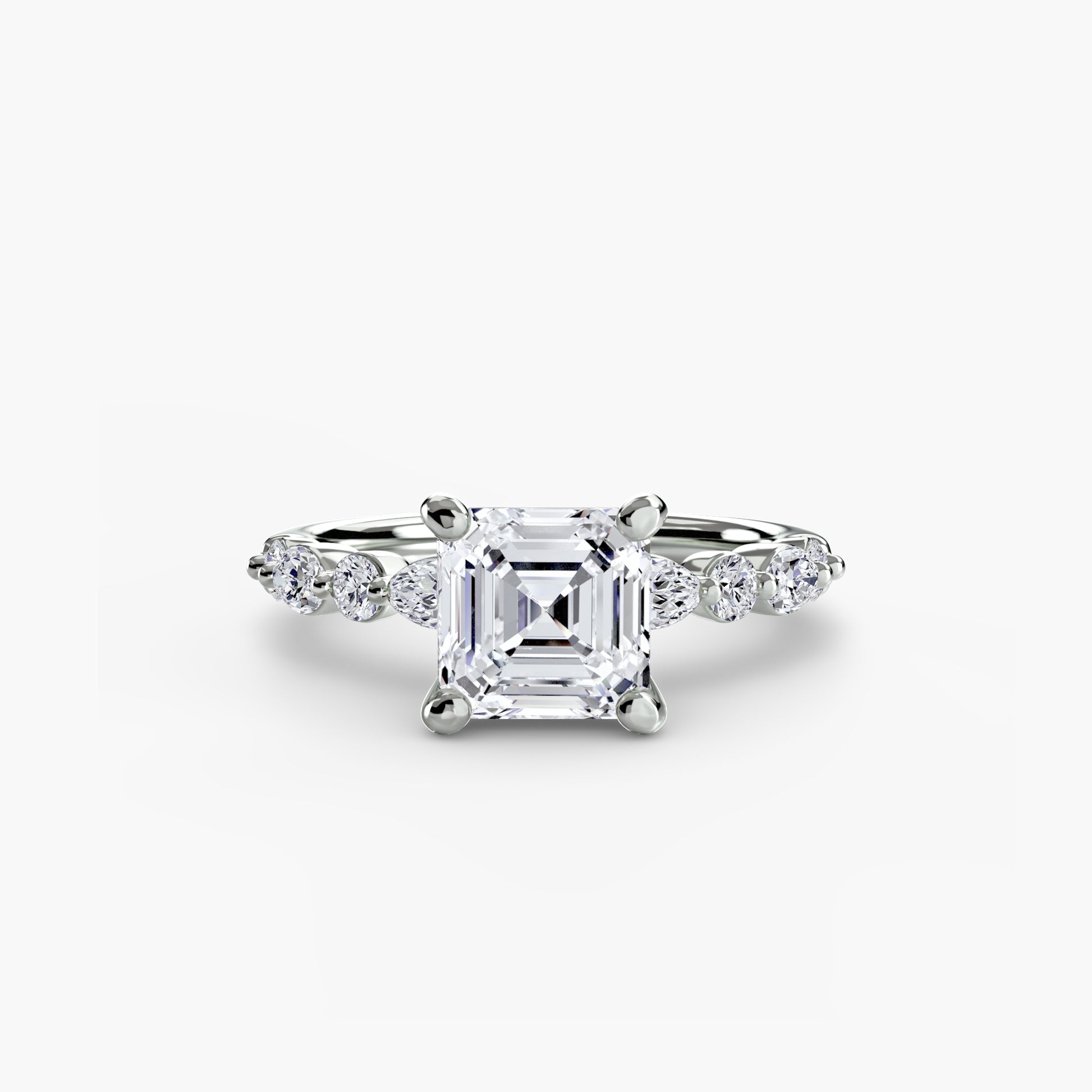 Solitaire avec pavé Éternité 2