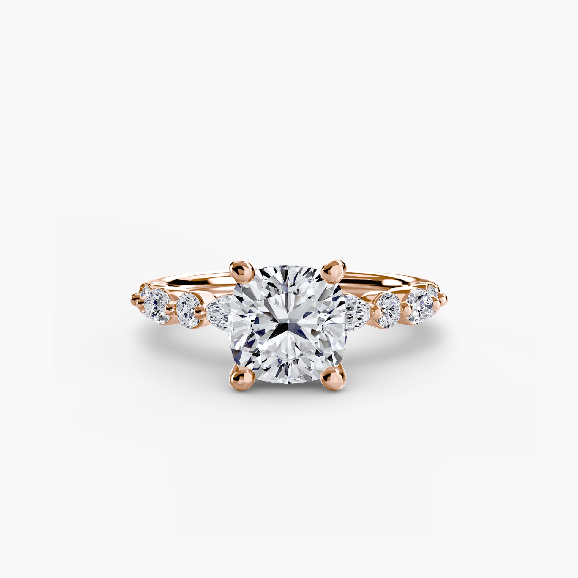 Solitaire avec pavé Éternité 2