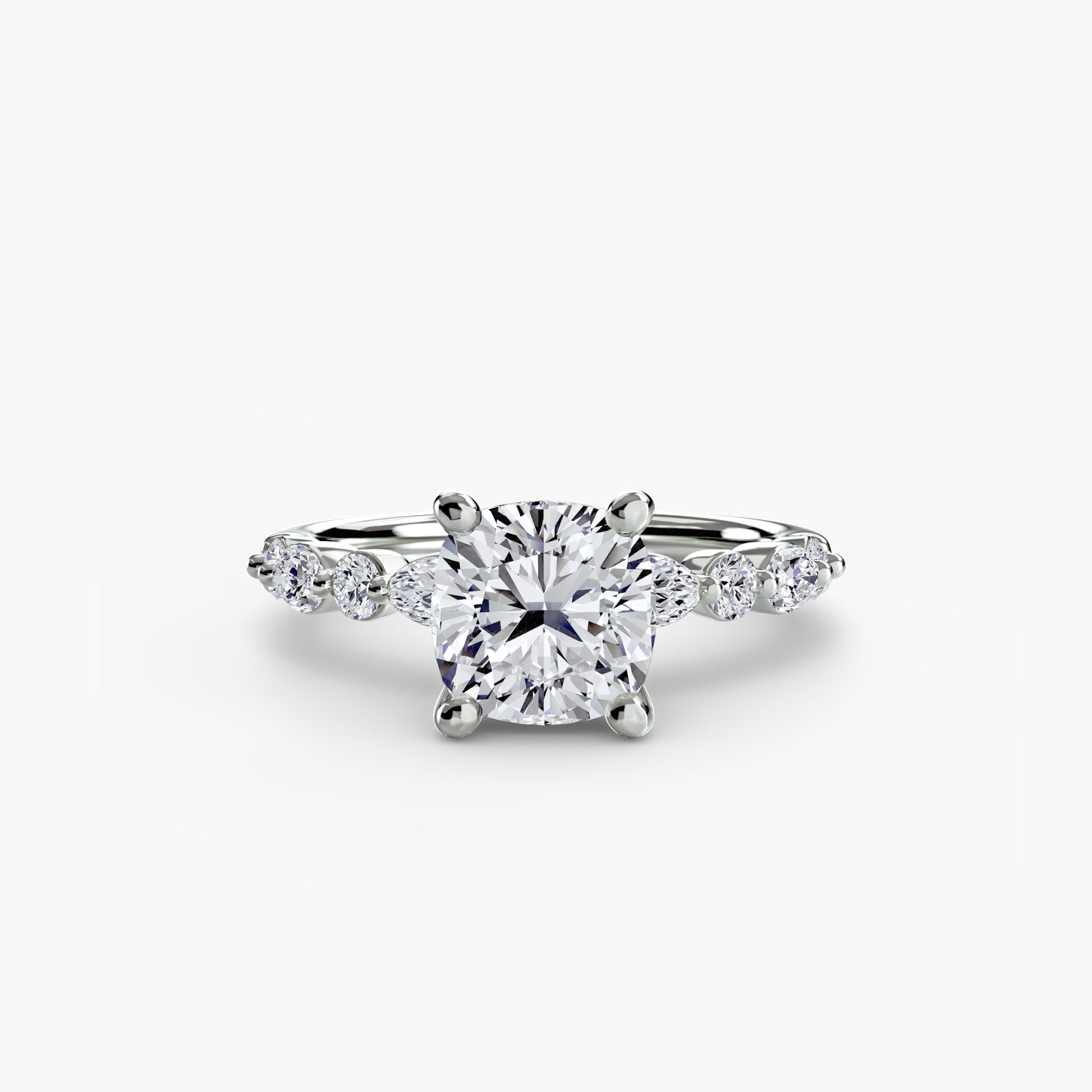 Solitaire avec pavé Éternité 2