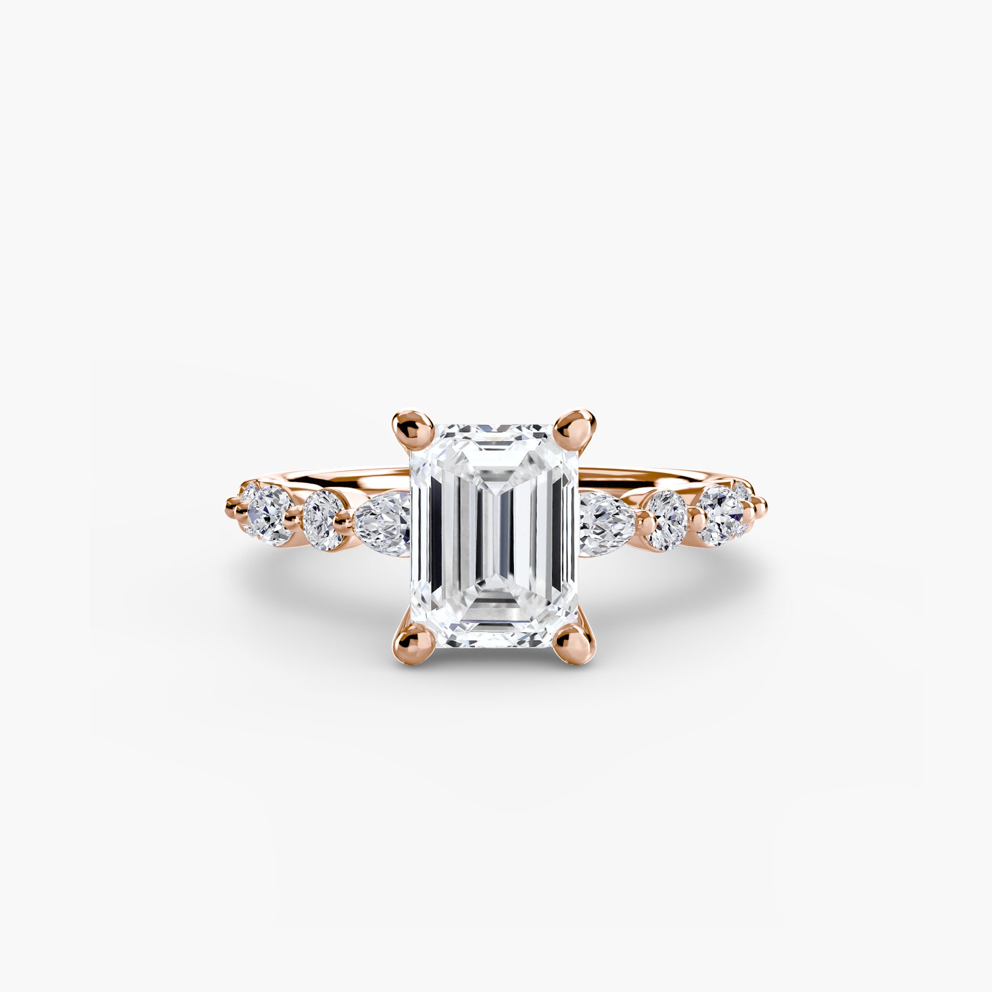Solitaire avec pavé Éternité 2