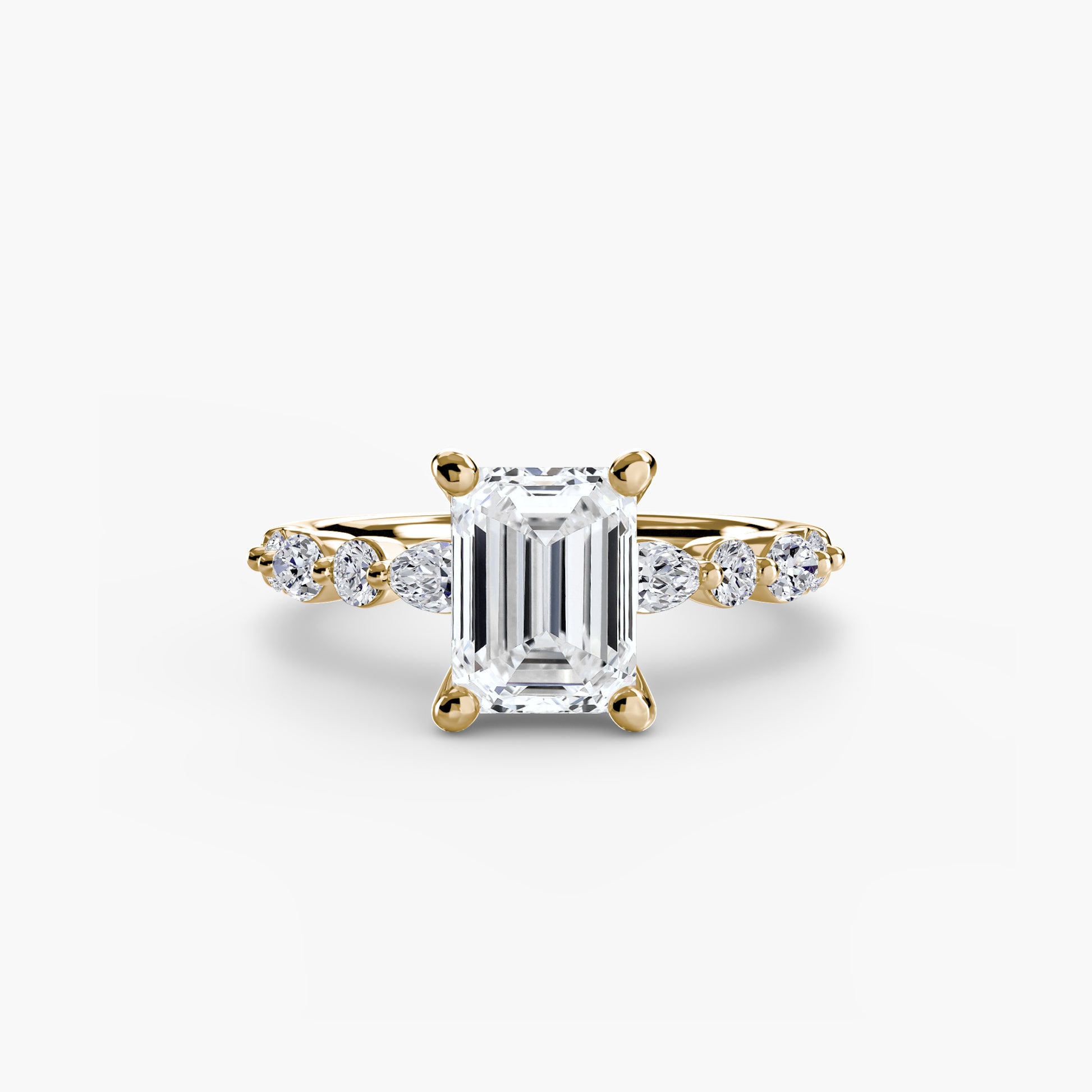 Solitaire avec pavé Éternité 2