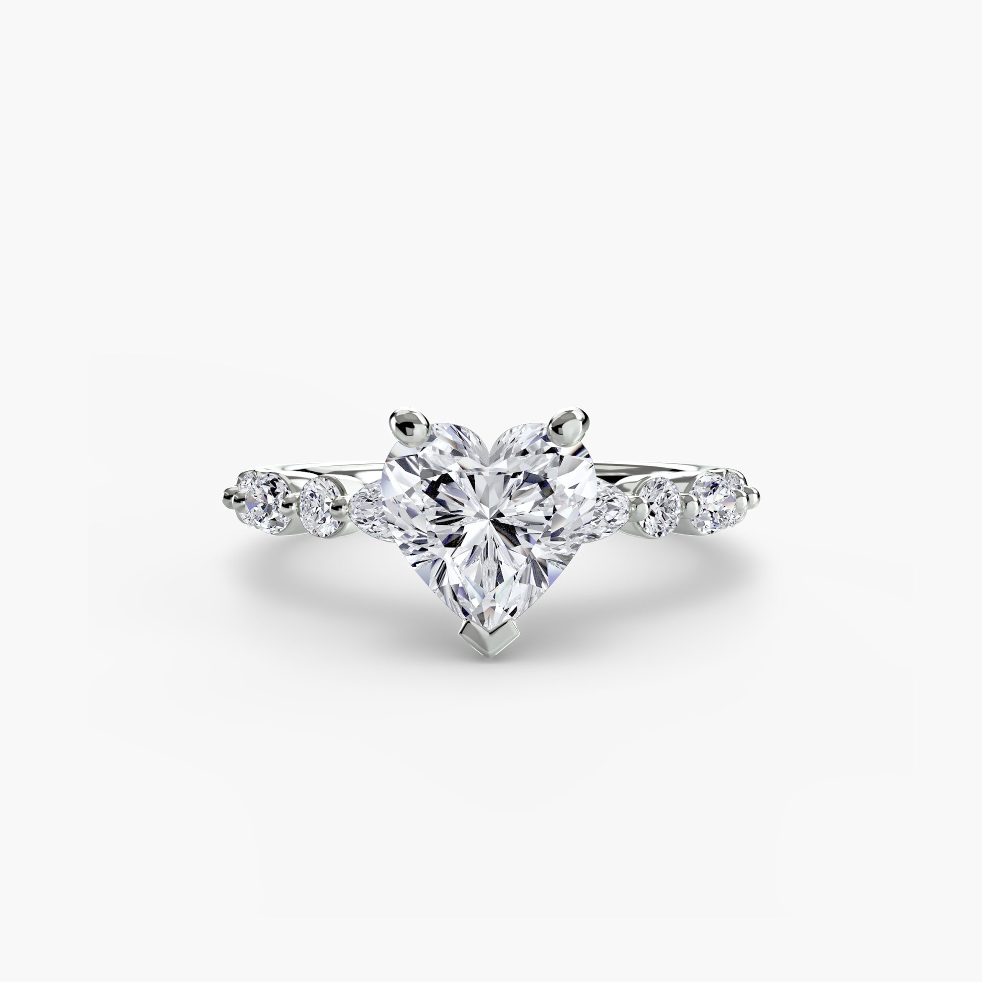 Solitaire avec pavé Éternité 2