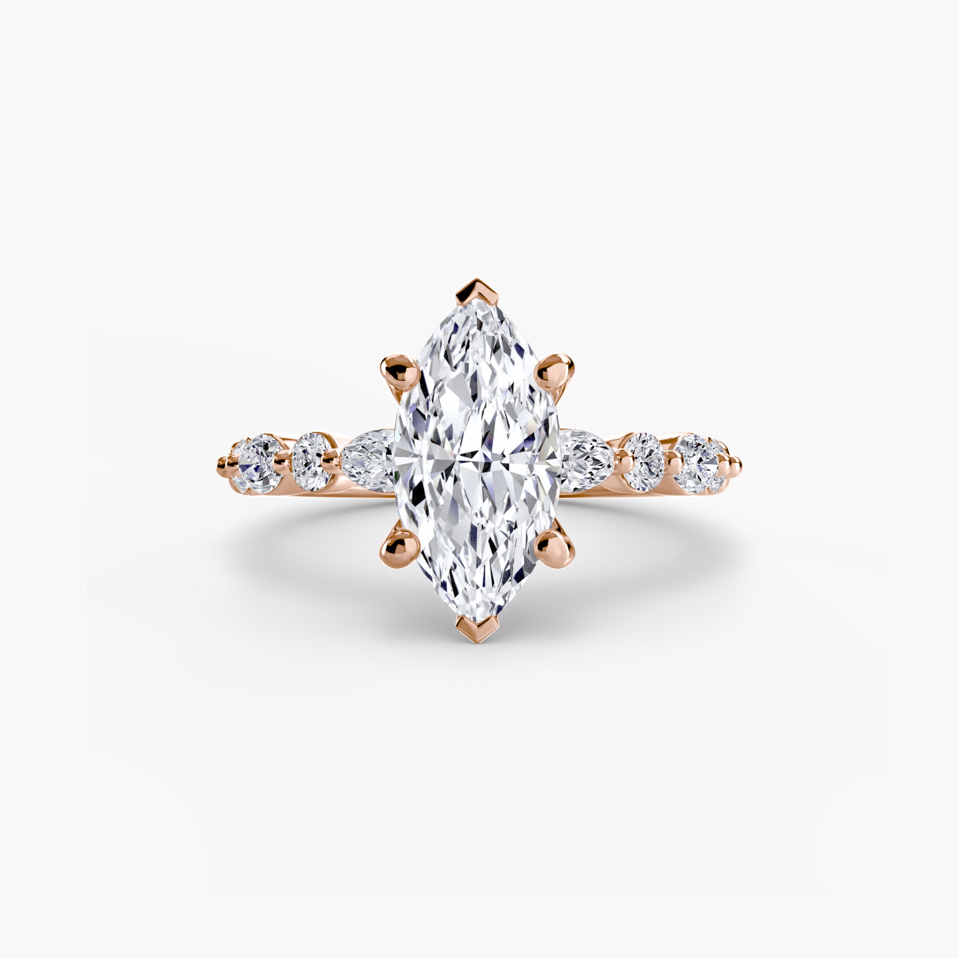 Solitaire avec pavé Éternité 2