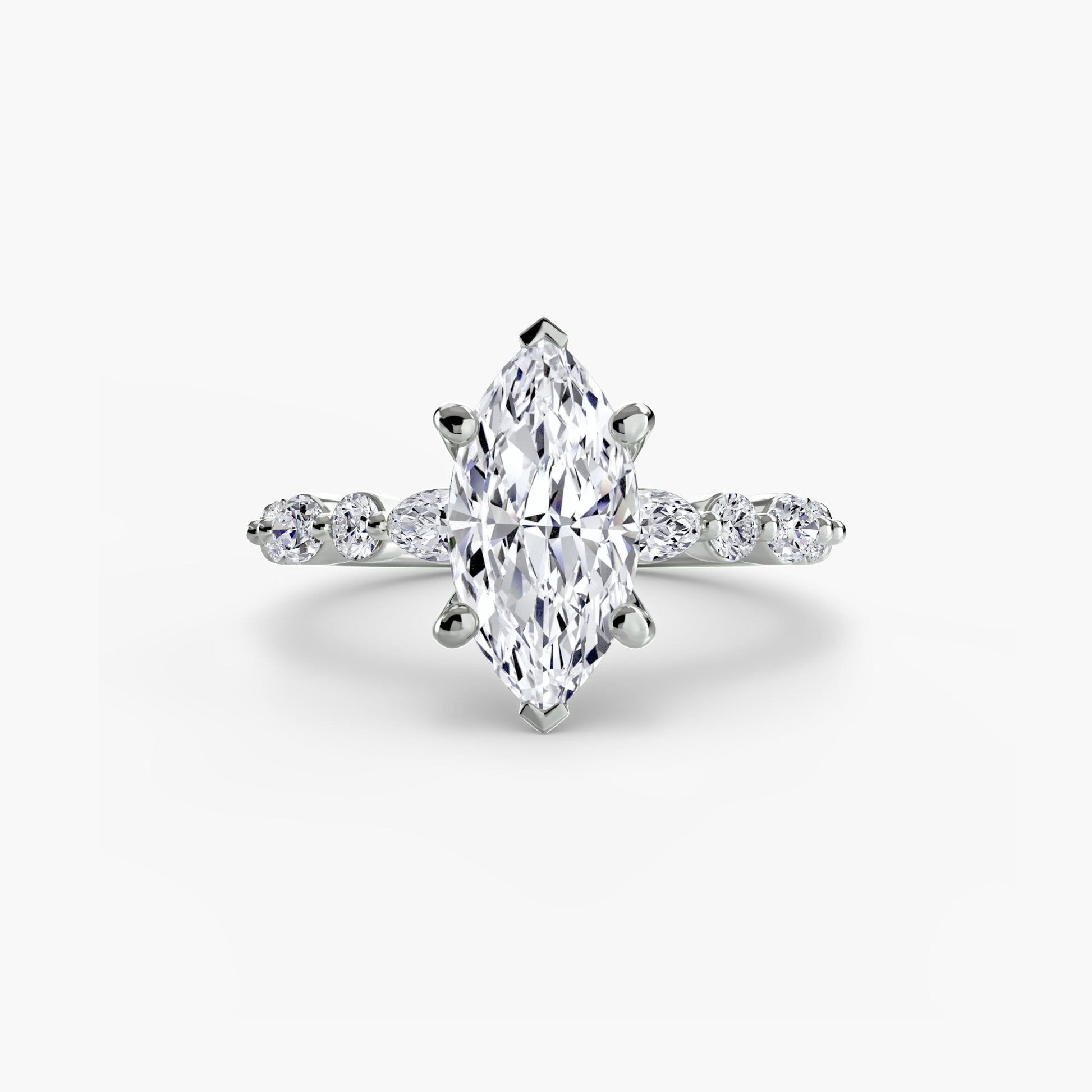 Solitaire avec pavé Éternité 2