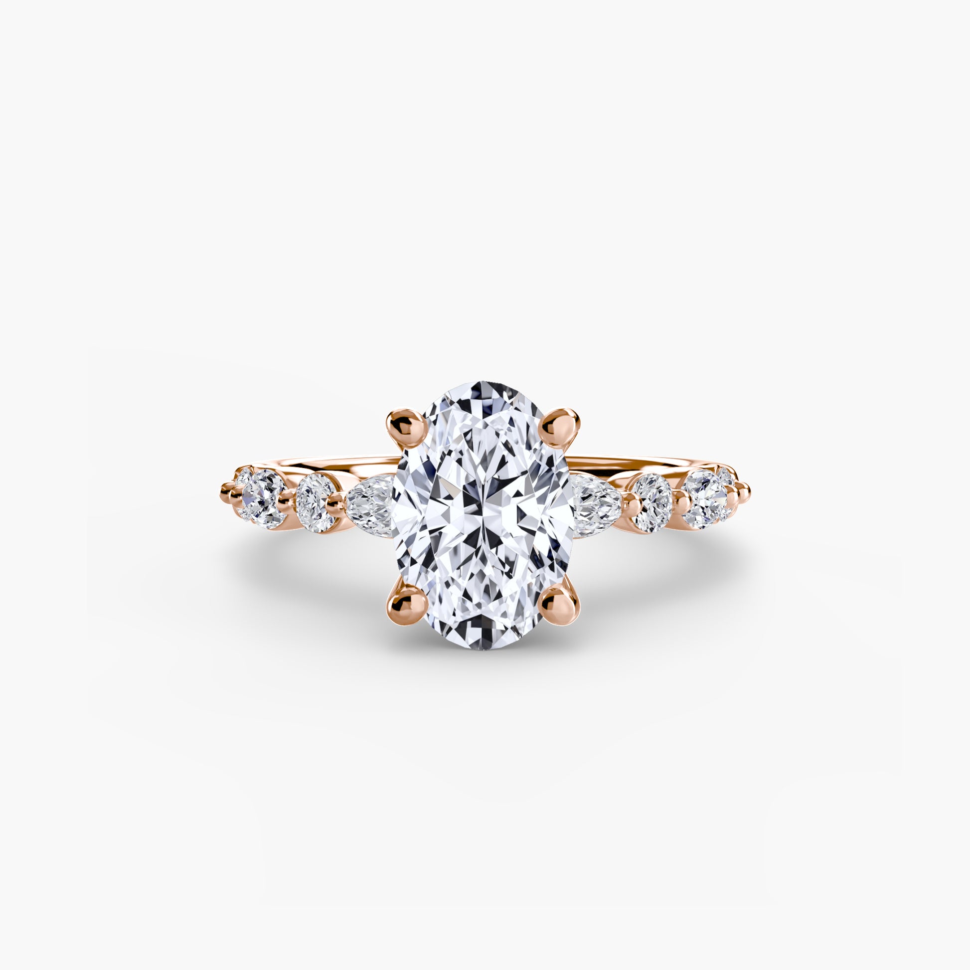 Solitaire avec pavé Éternité 2