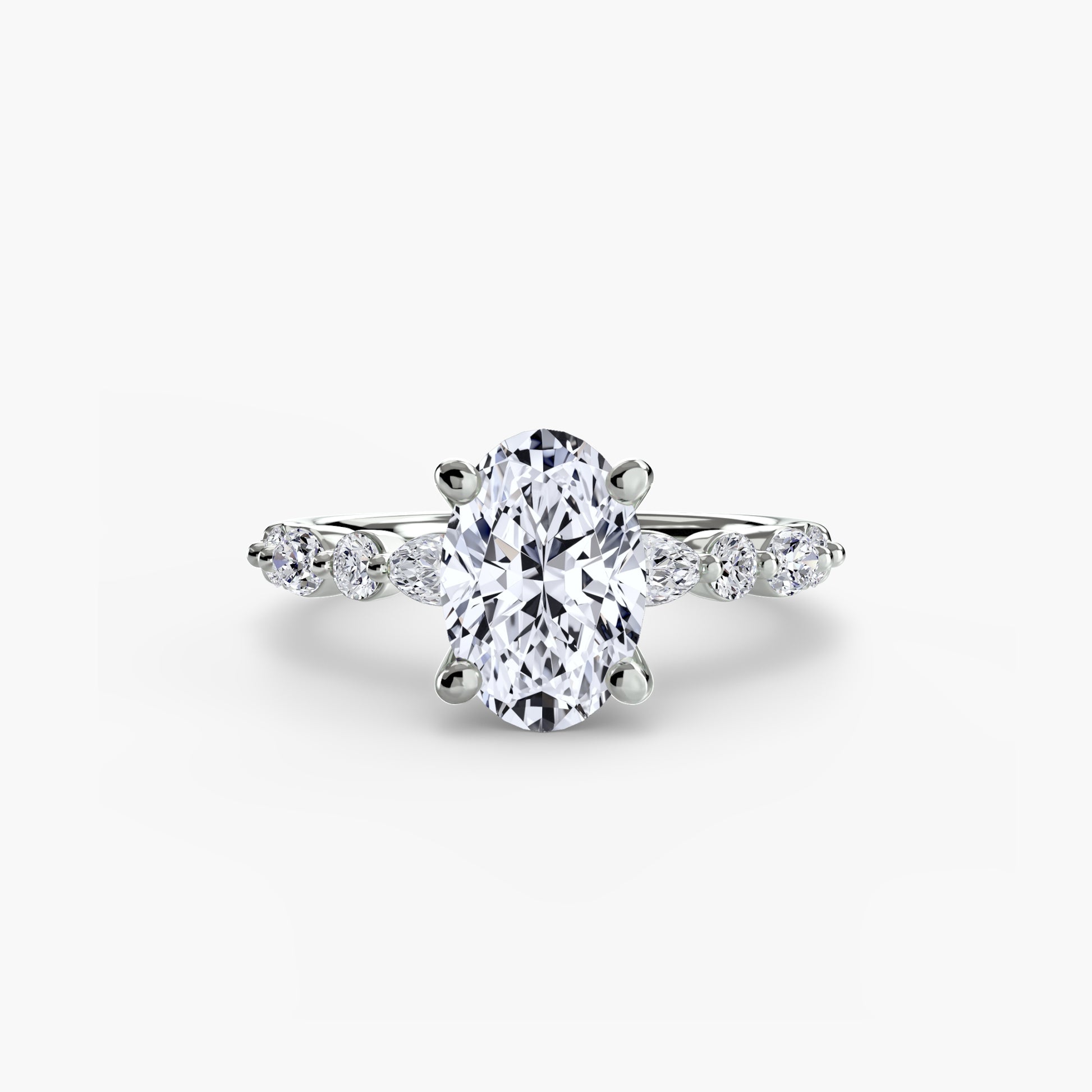Solitaire avec pavé Éternité 2