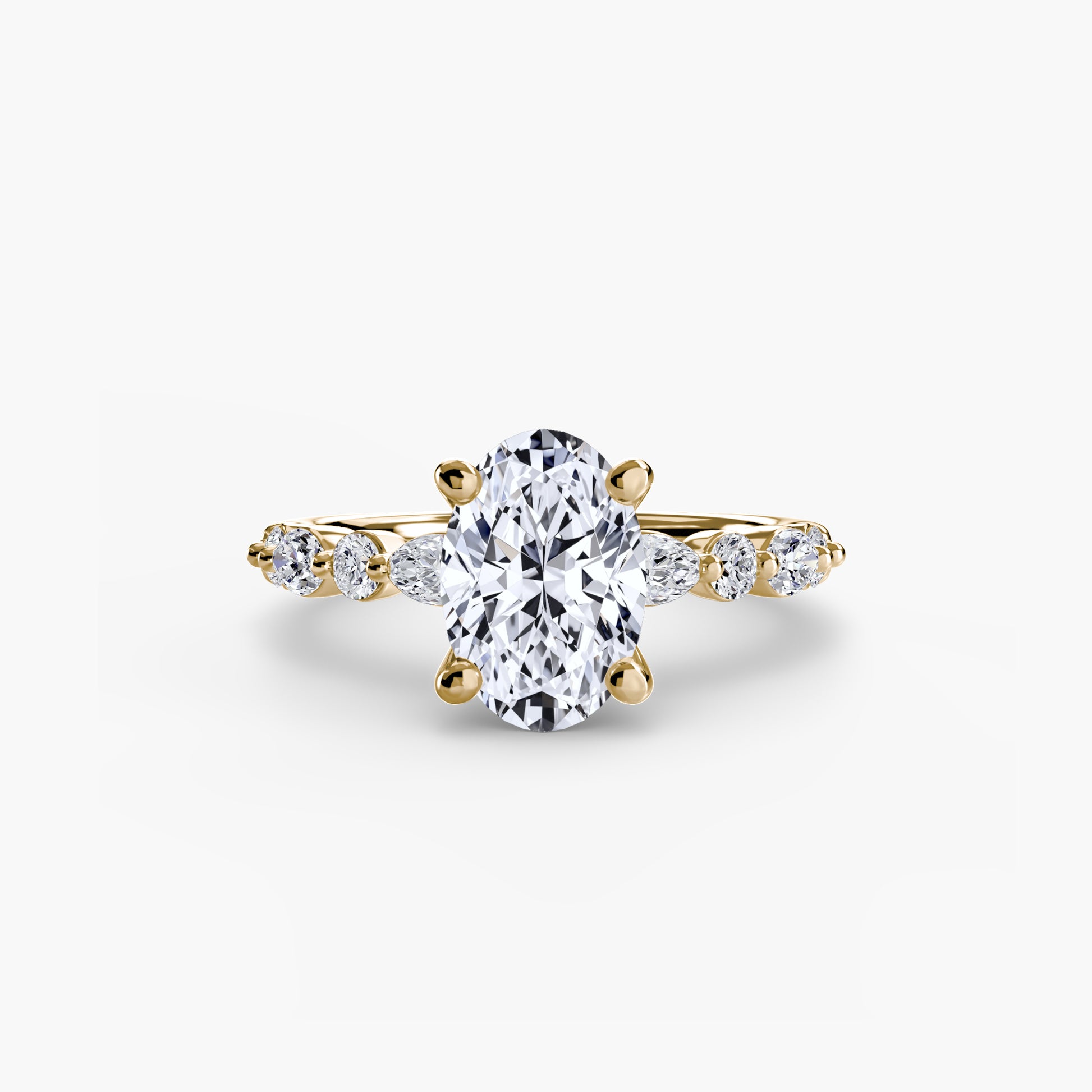 Solitaire avec pavé Éternité 2