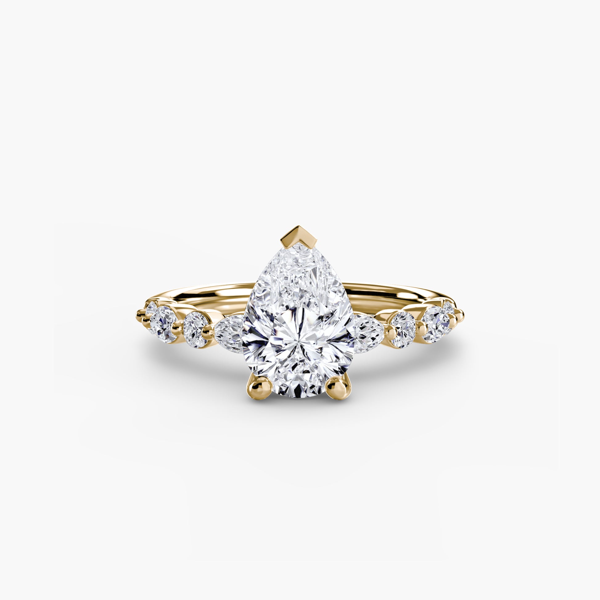 Solitaire avec pavé Éternité 2
