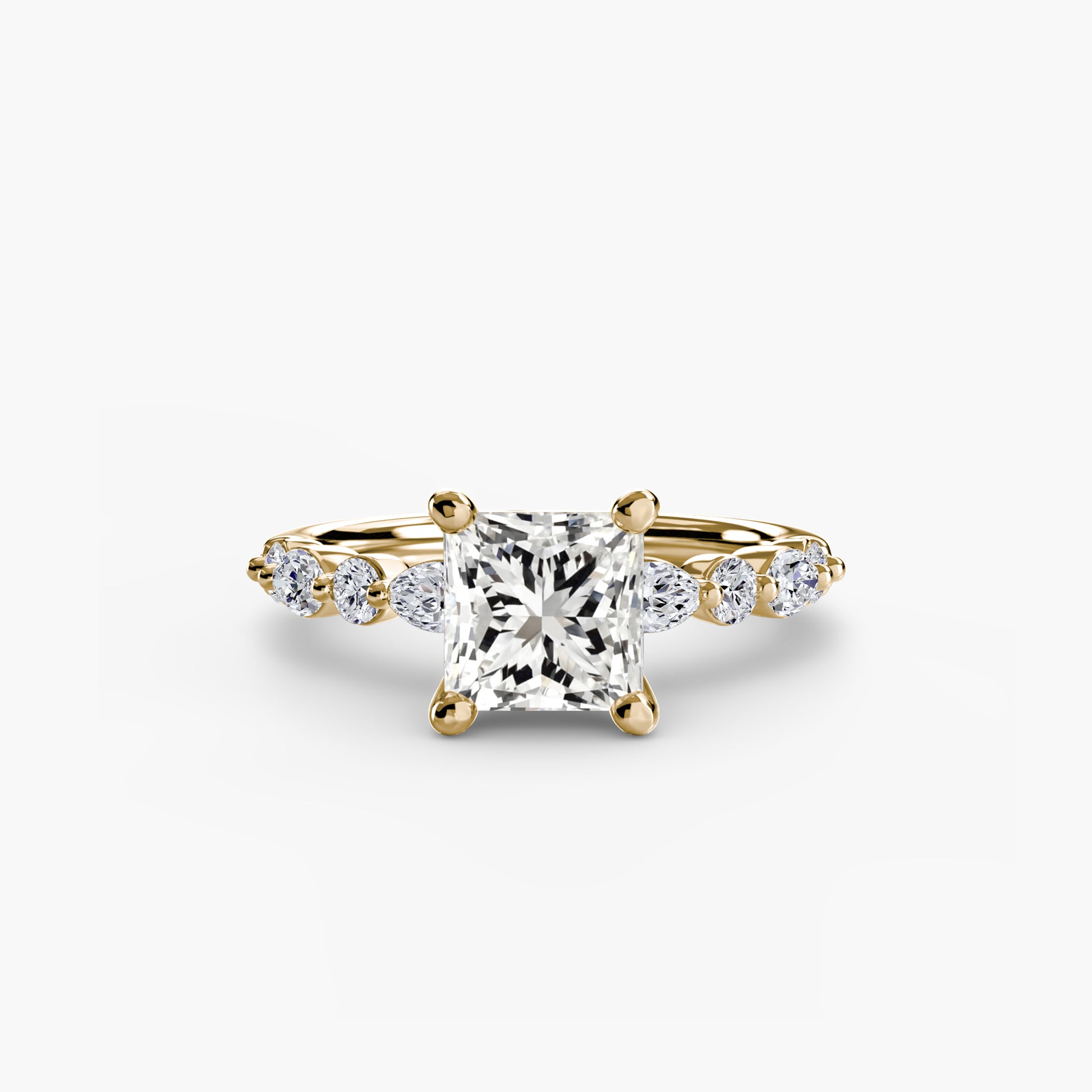 Solitaire avec pavé Éternité 2