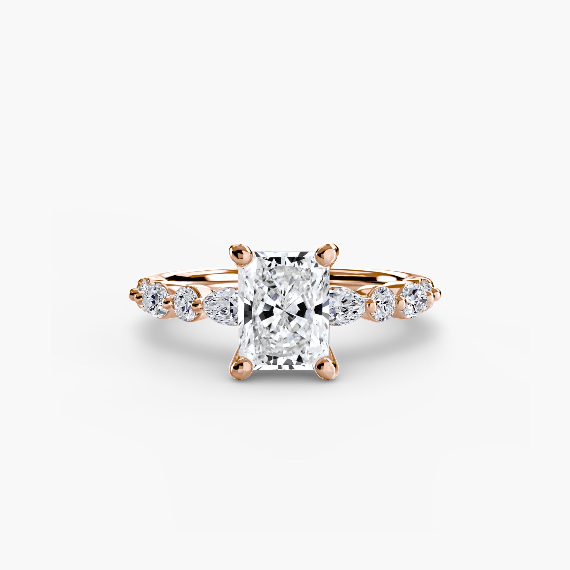 Solitaire avec pavé Éternité 2