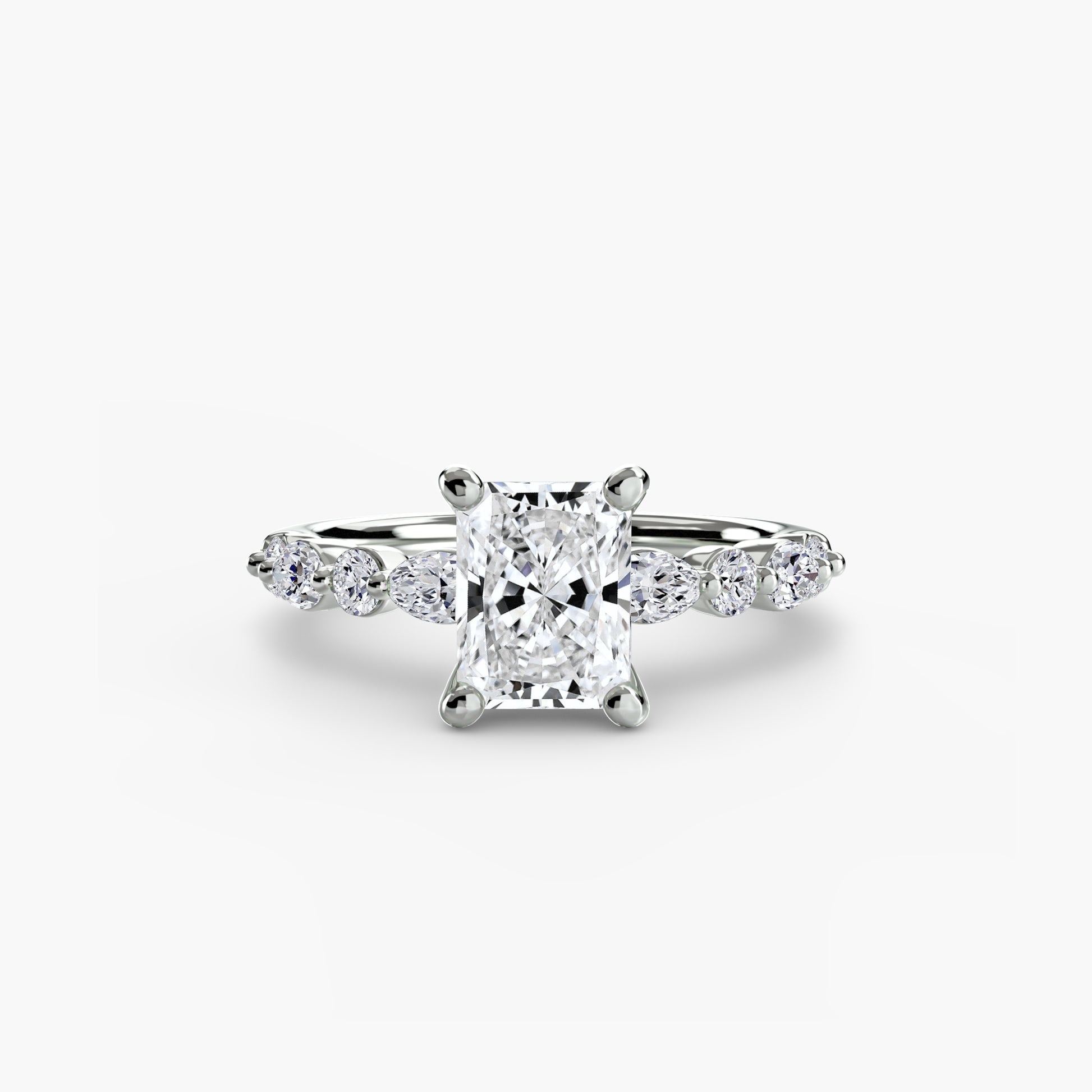 Solitaire avec pavé Éternité 2