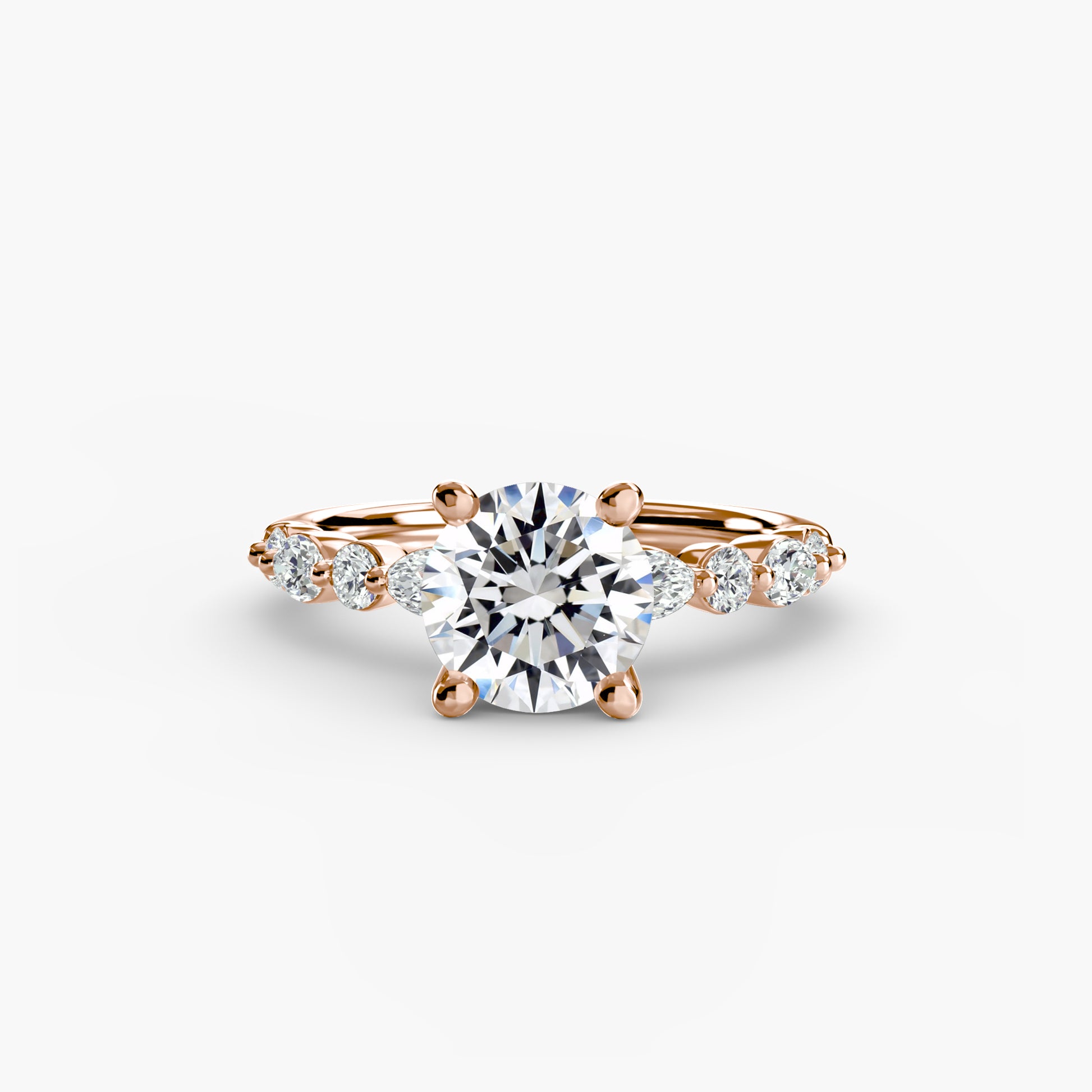 Solitaire avec pavé Éternité 2