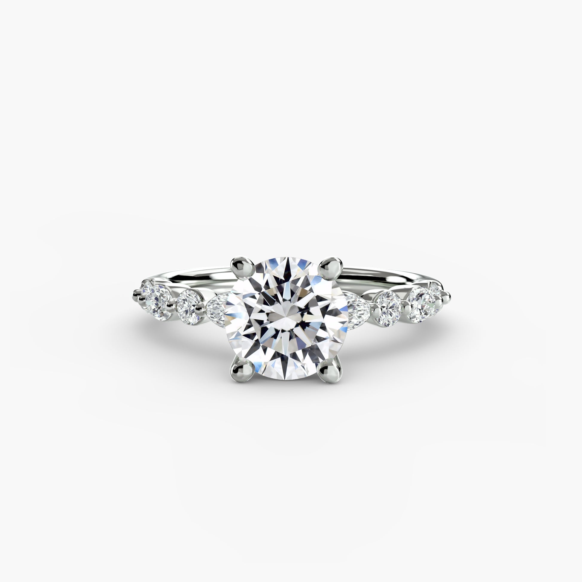 Solitaire avec pavé Éternité 2