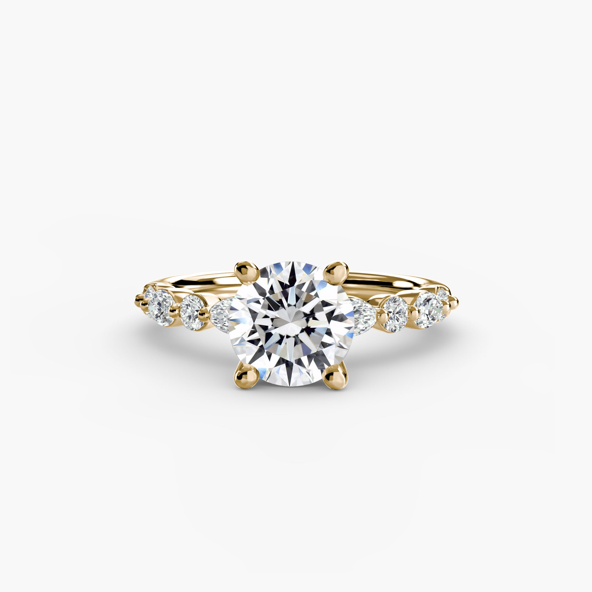 Solitaire avec pavé Éternité 2